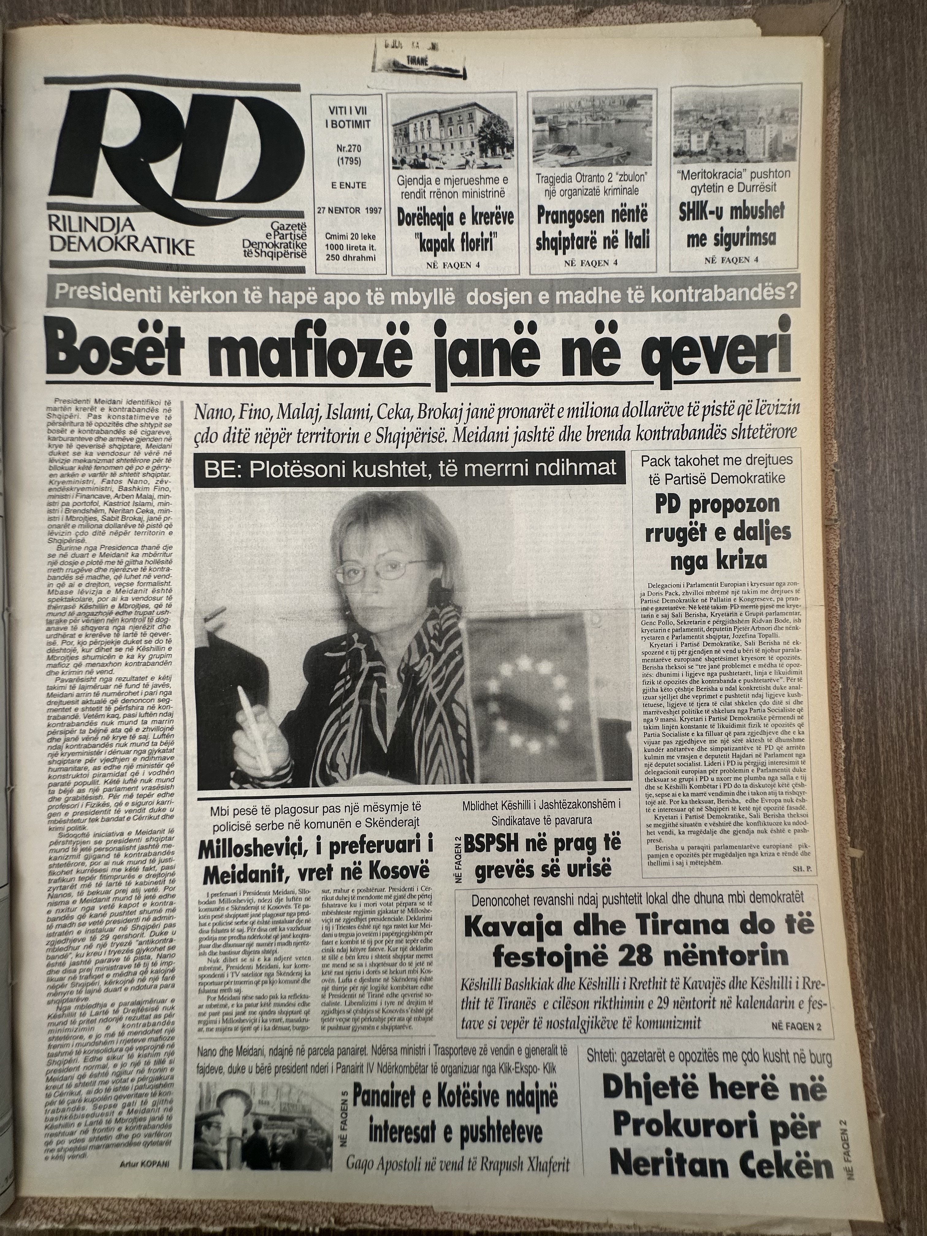 Rilindja Demokratike 1997-11-27