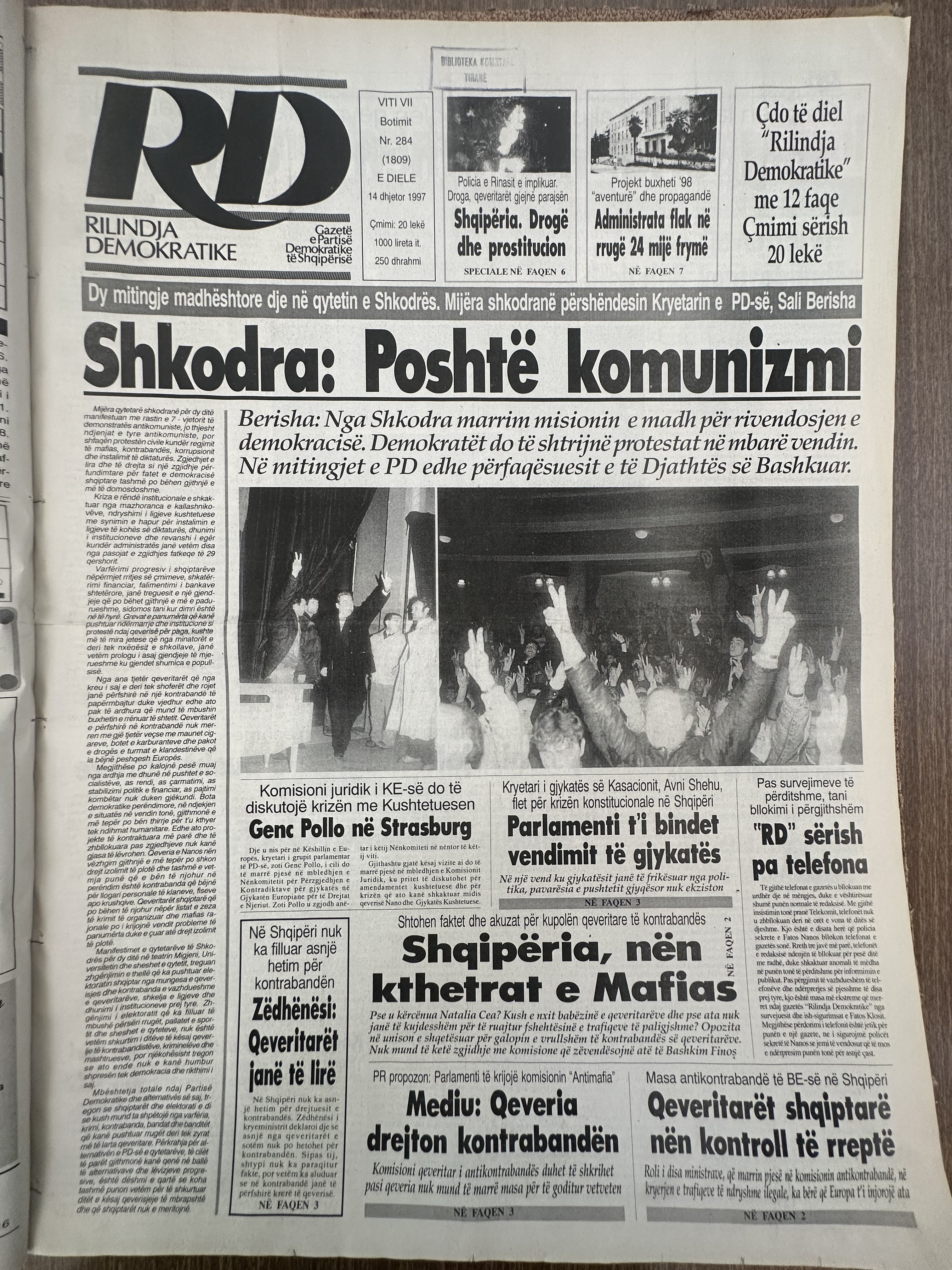 Rilindja Demokratike 1997-12-14