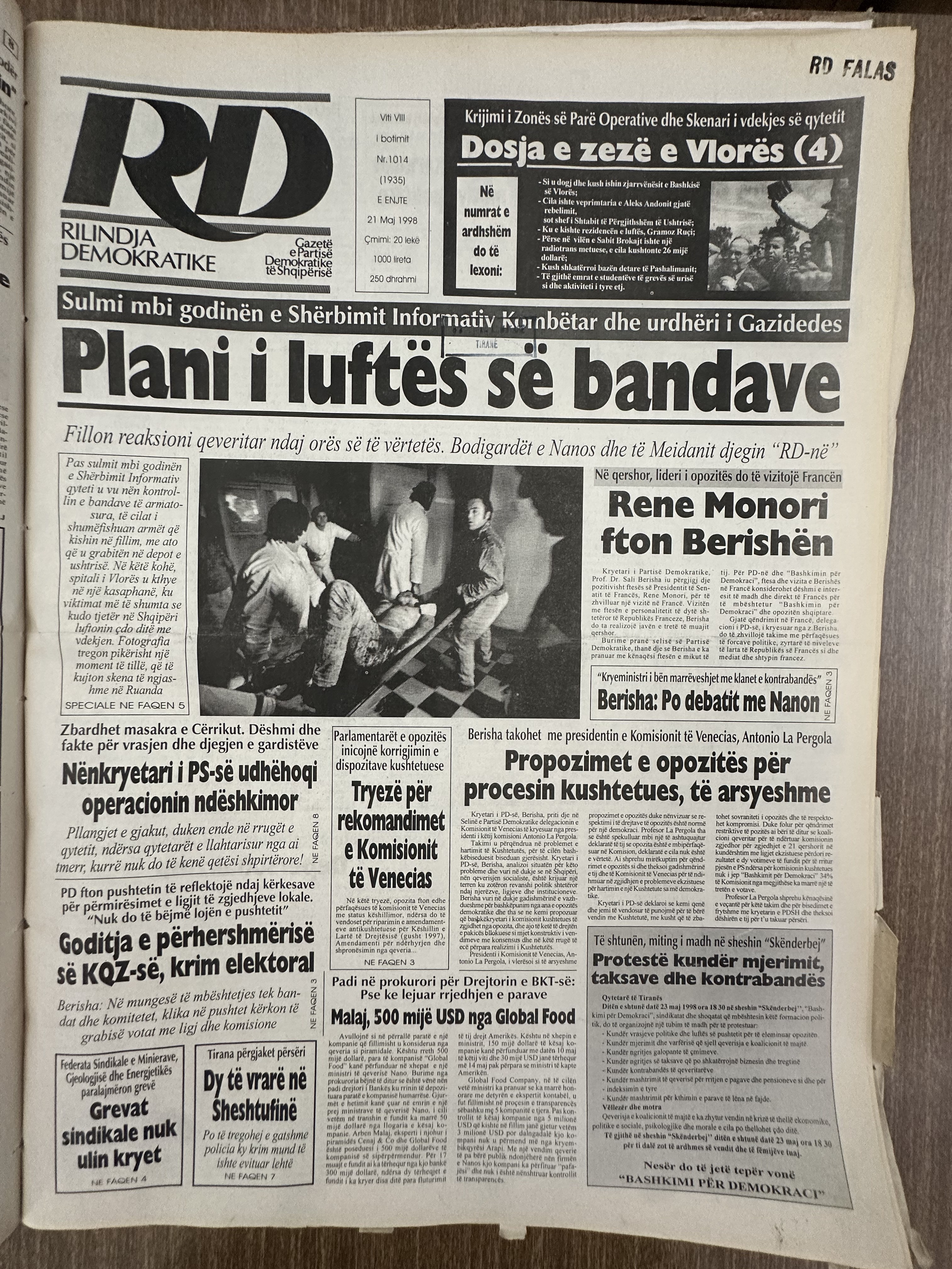 Rilindja Demokratike 1998-05-21