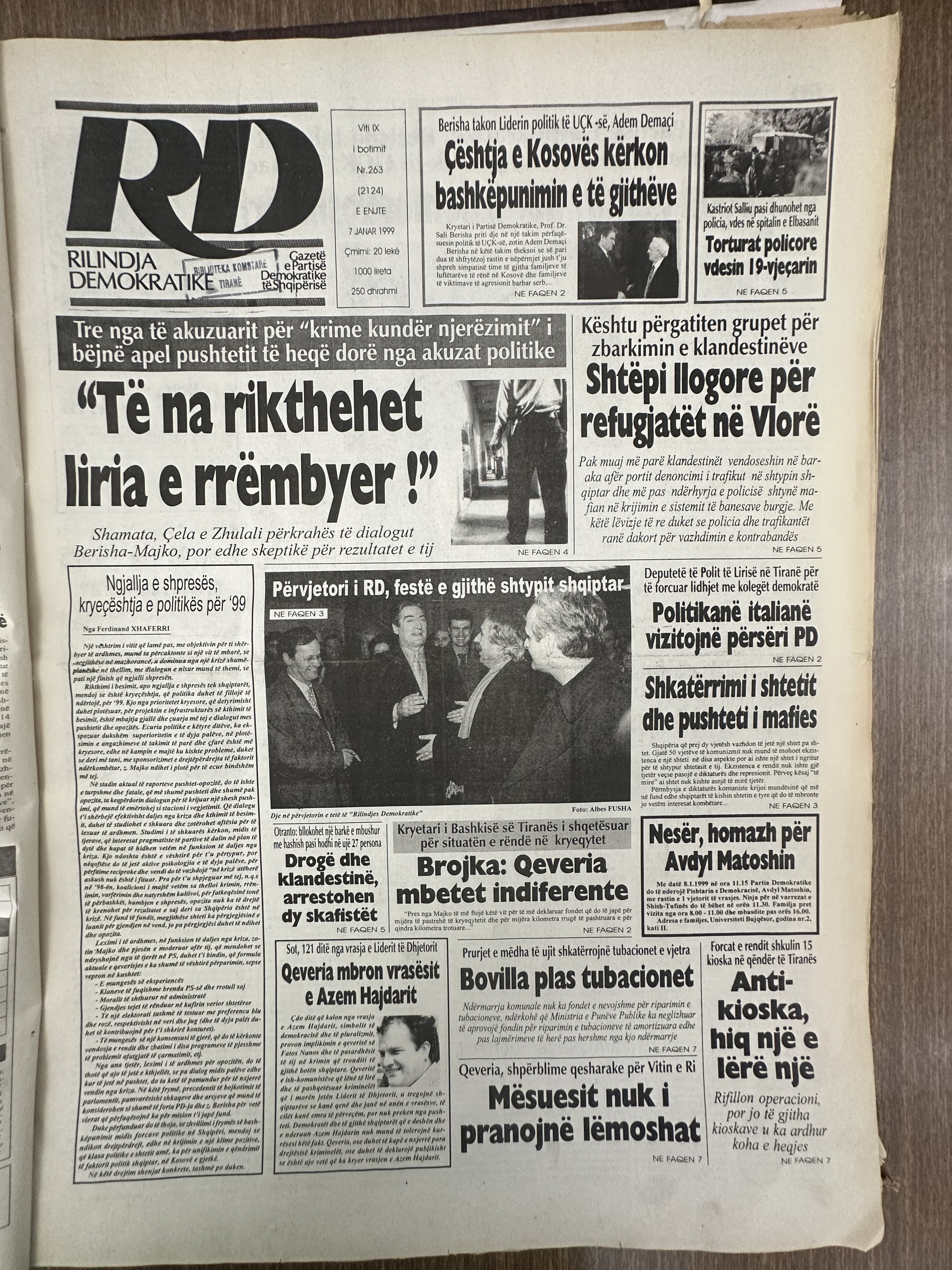Rilindja Demokratike 1999-01-07