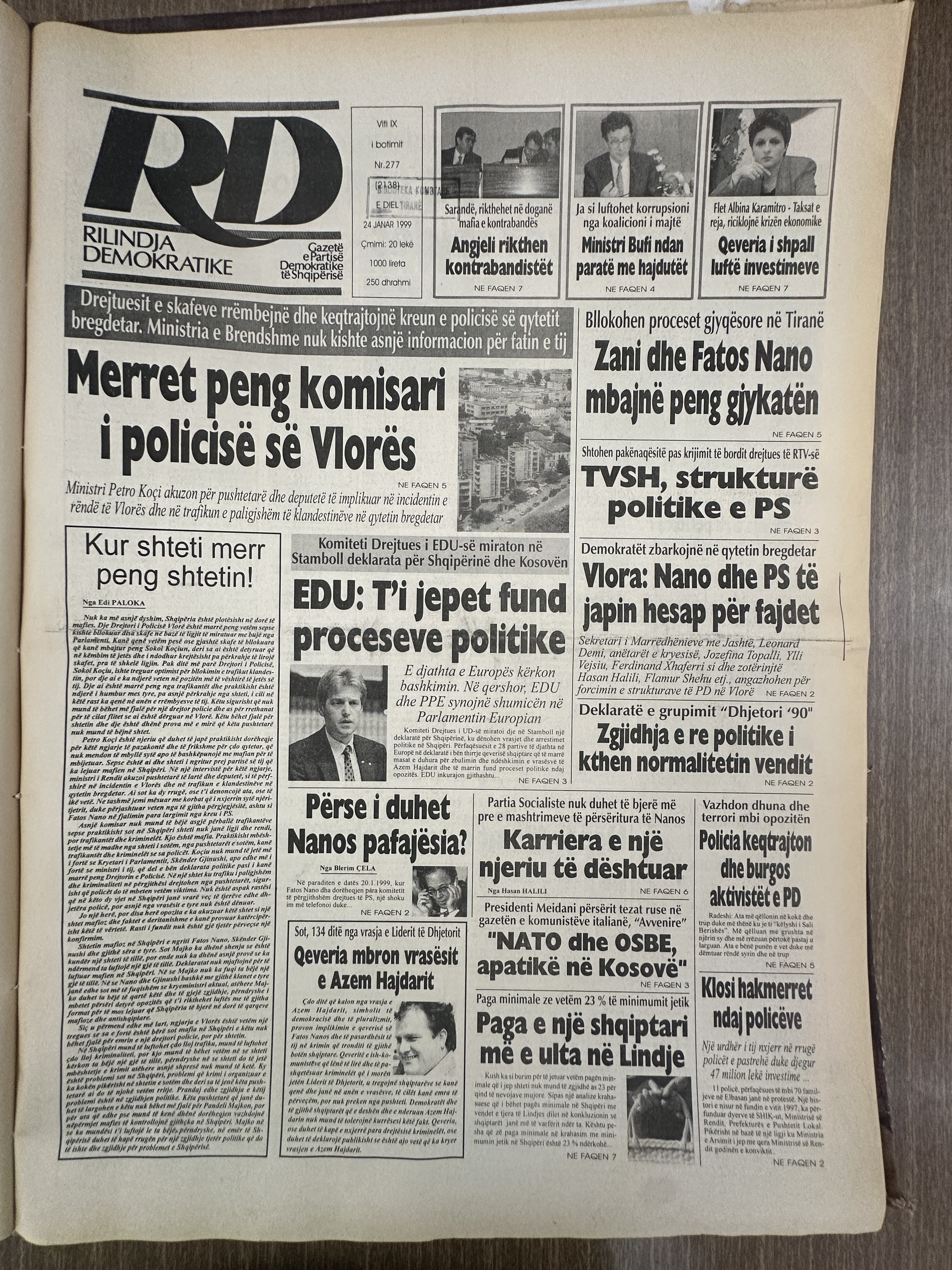 Rilindja Demokratike 1999-01-24