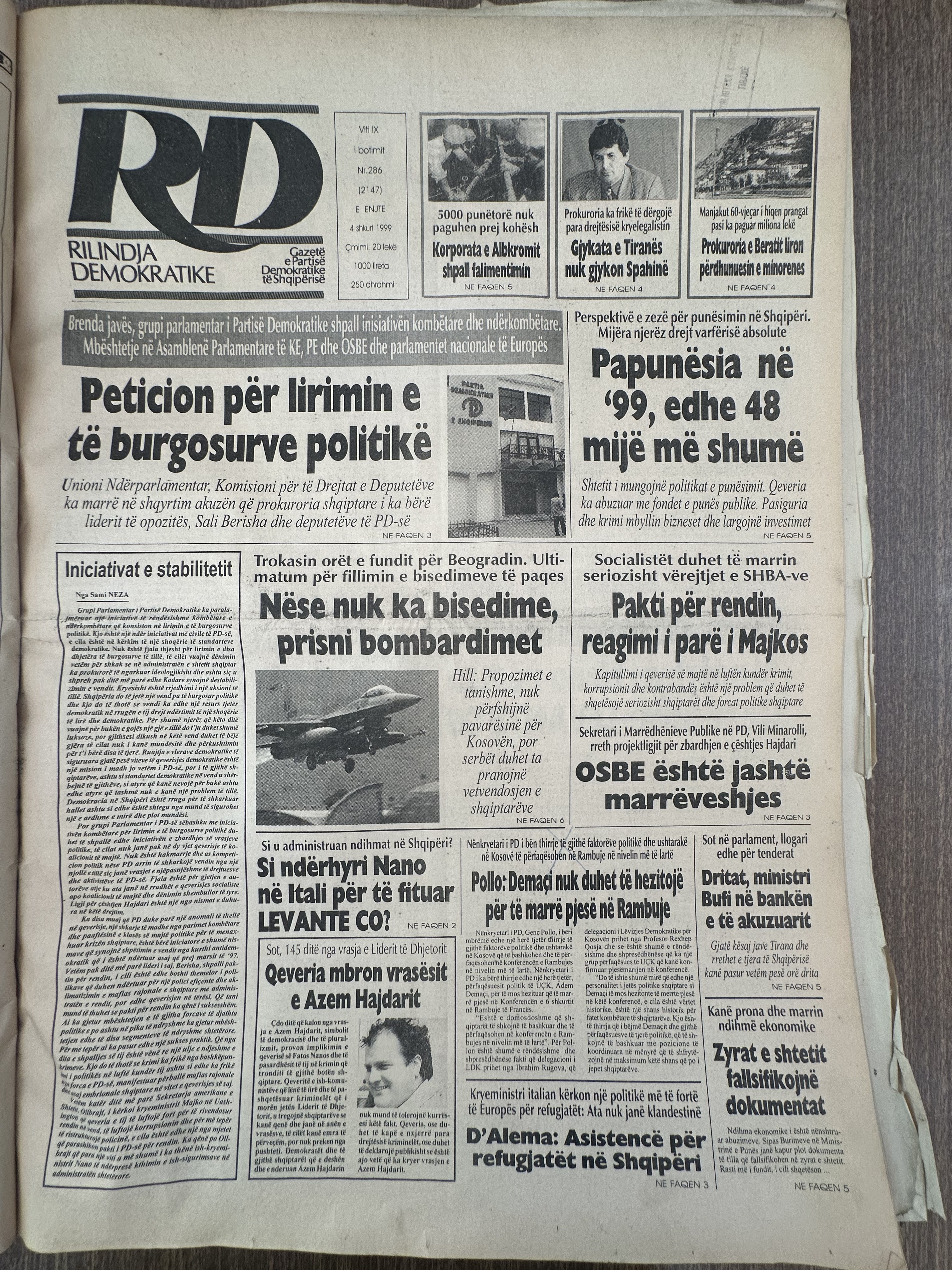 Rilindja Demokratike 1999-02-09