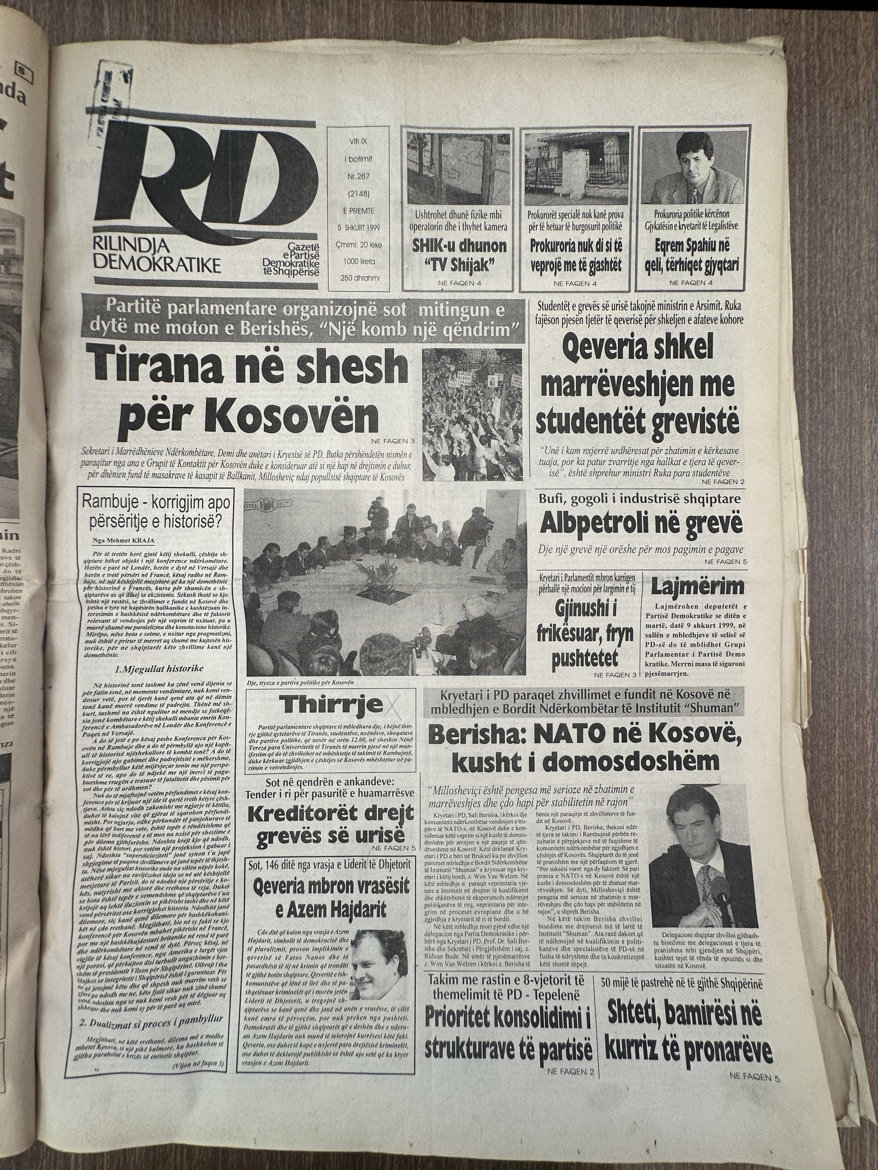 Rilindja Demokratike 1999-07-05