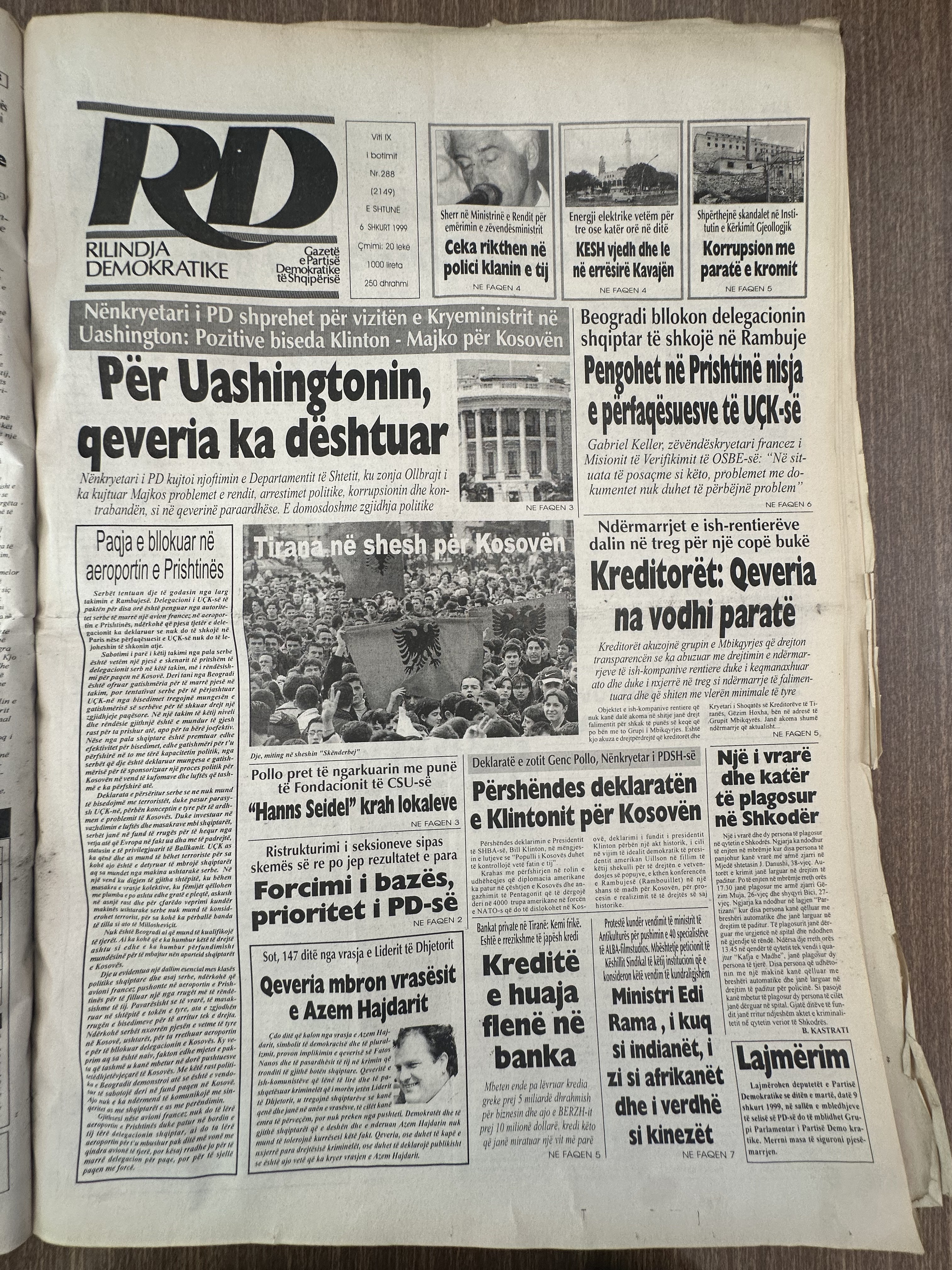 Rilindja Demokratike 1999-02-06