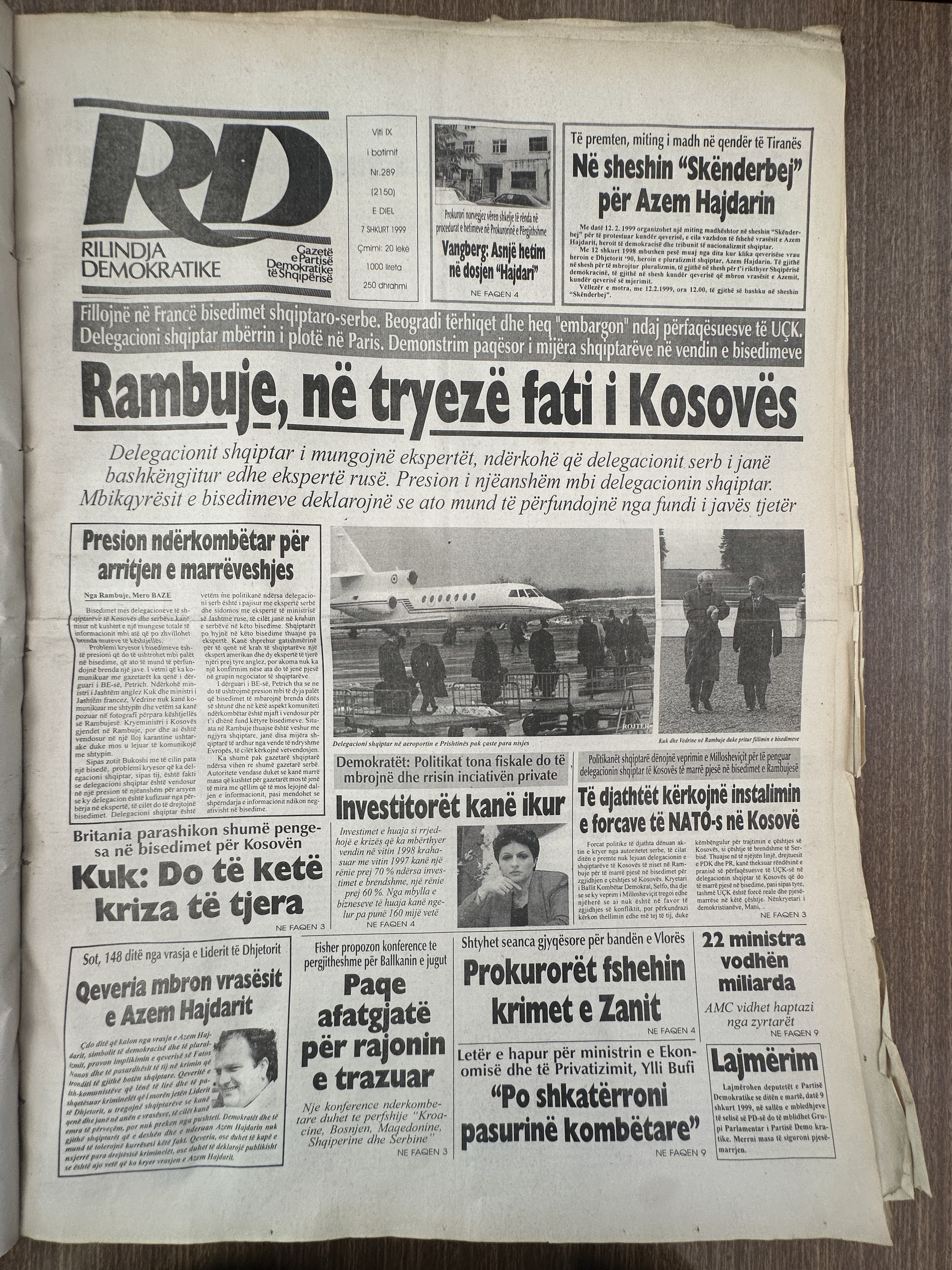 Rilindja Demokratike 1999-02-07