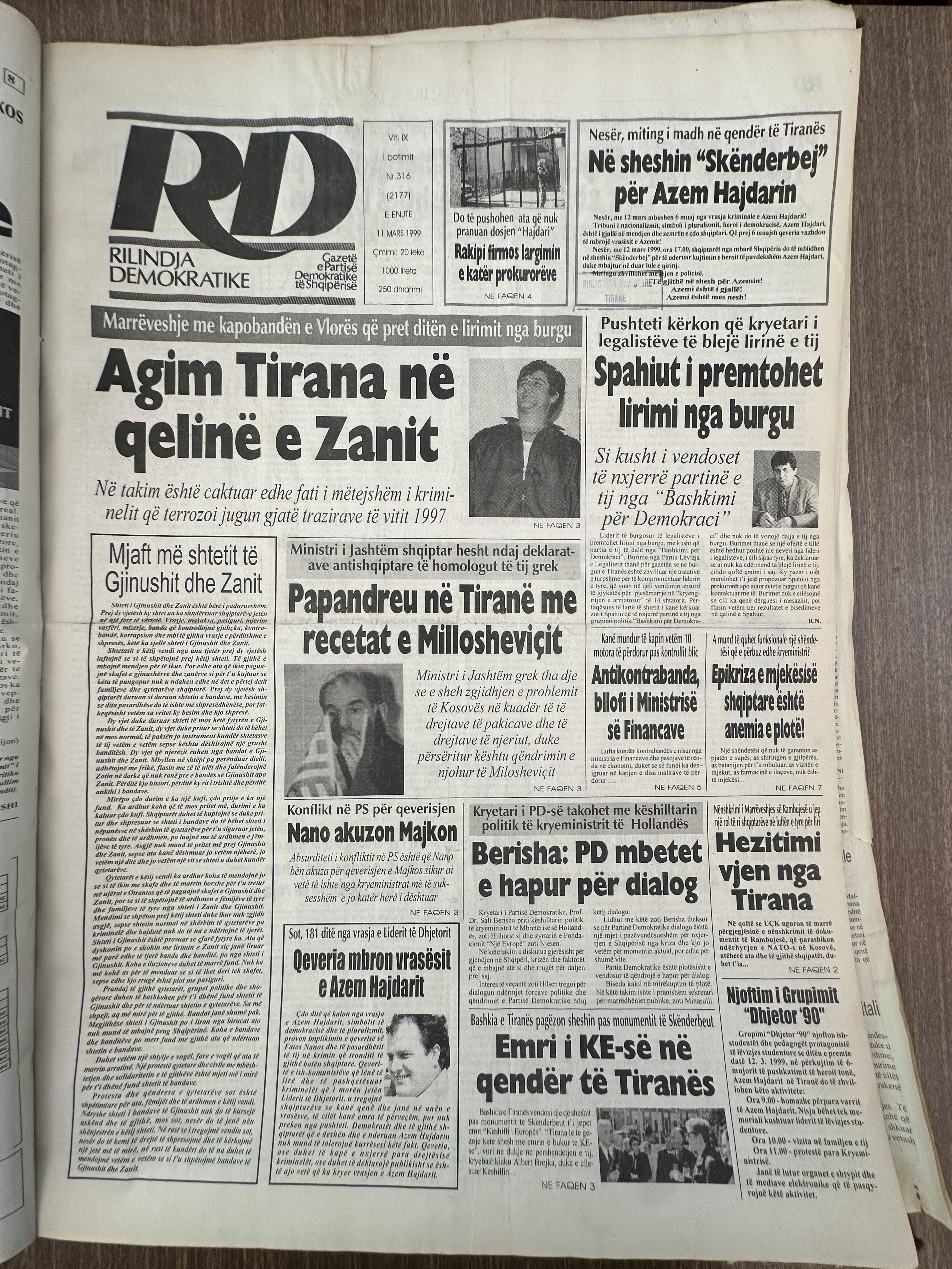 Rilindja Demokratike 1999-03-11
