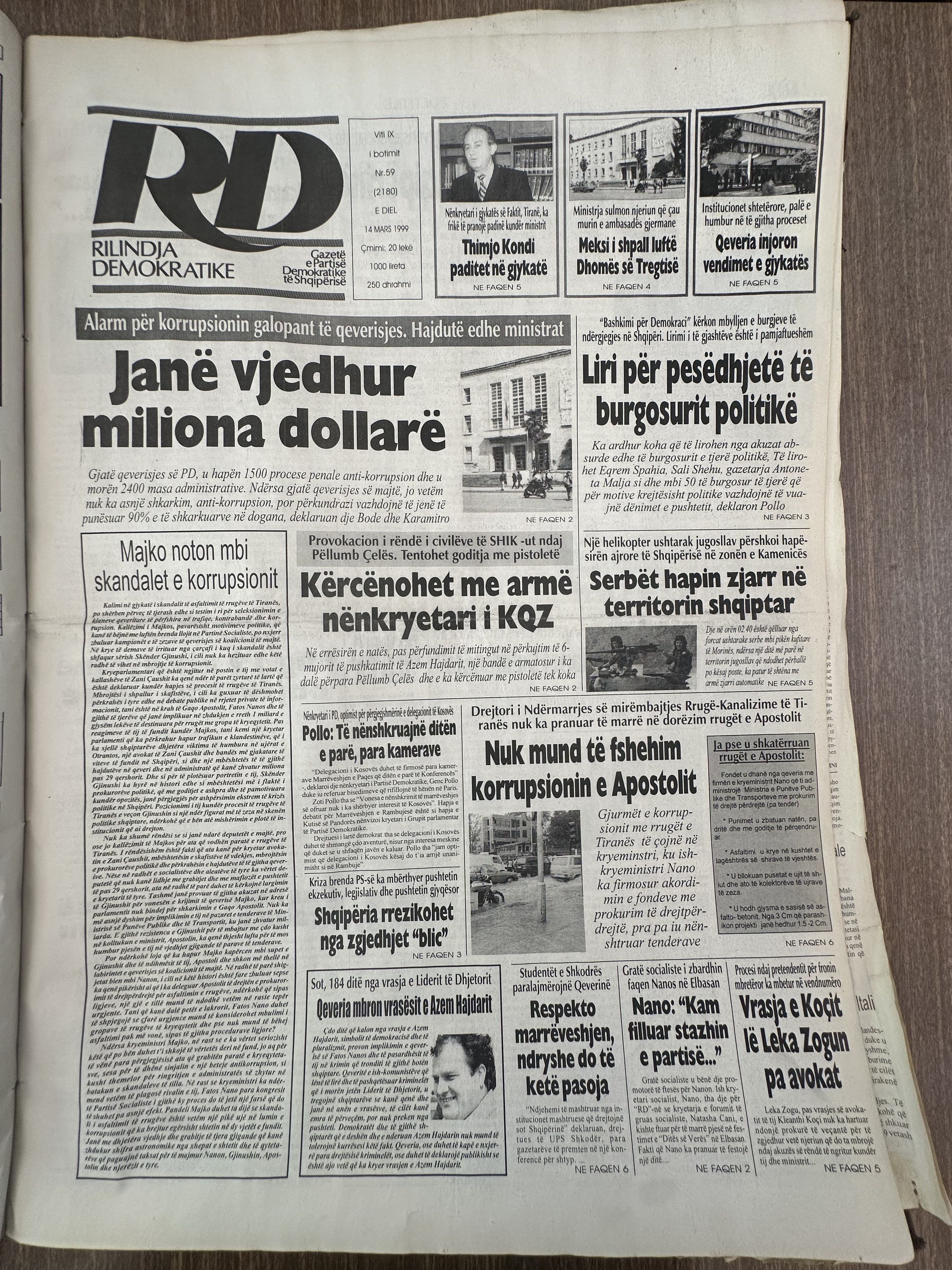 Rilindja Demokratike 1999-03-14