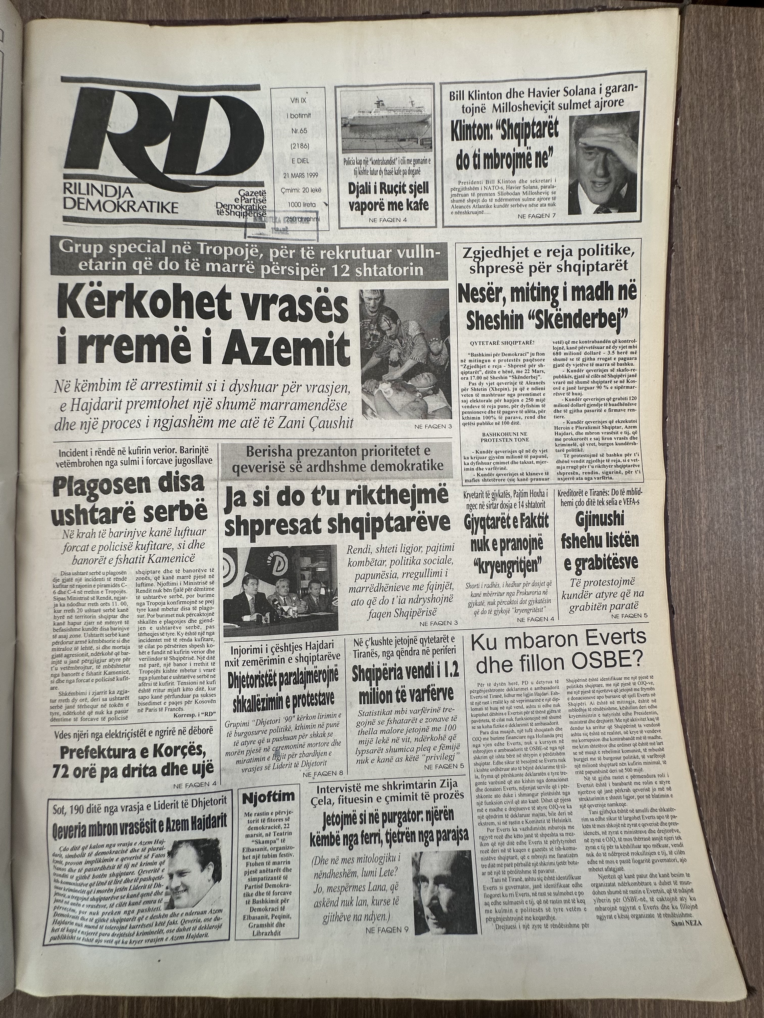 Rilindja Demokratike 1999-03-21