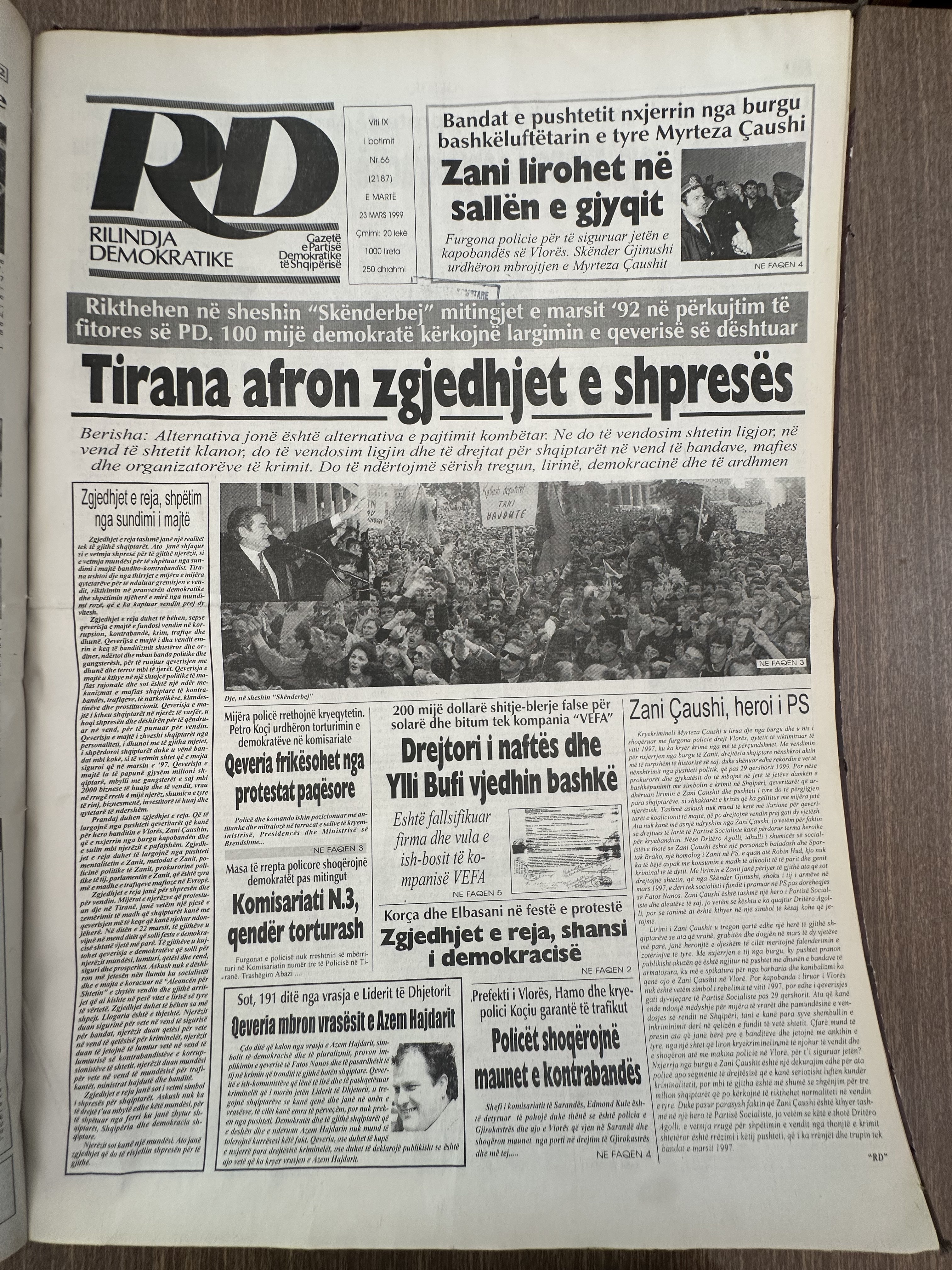 Rilindja Demokratike 1999-03-23