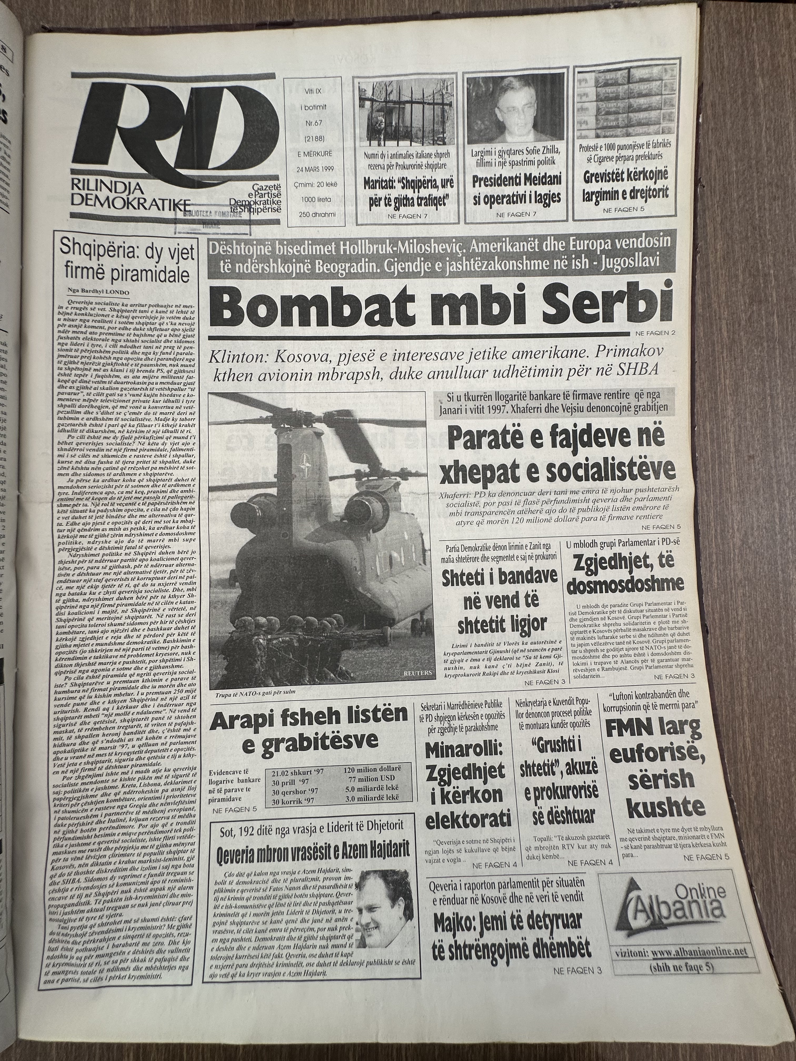 Rilindja Demokratike 1999-03-03