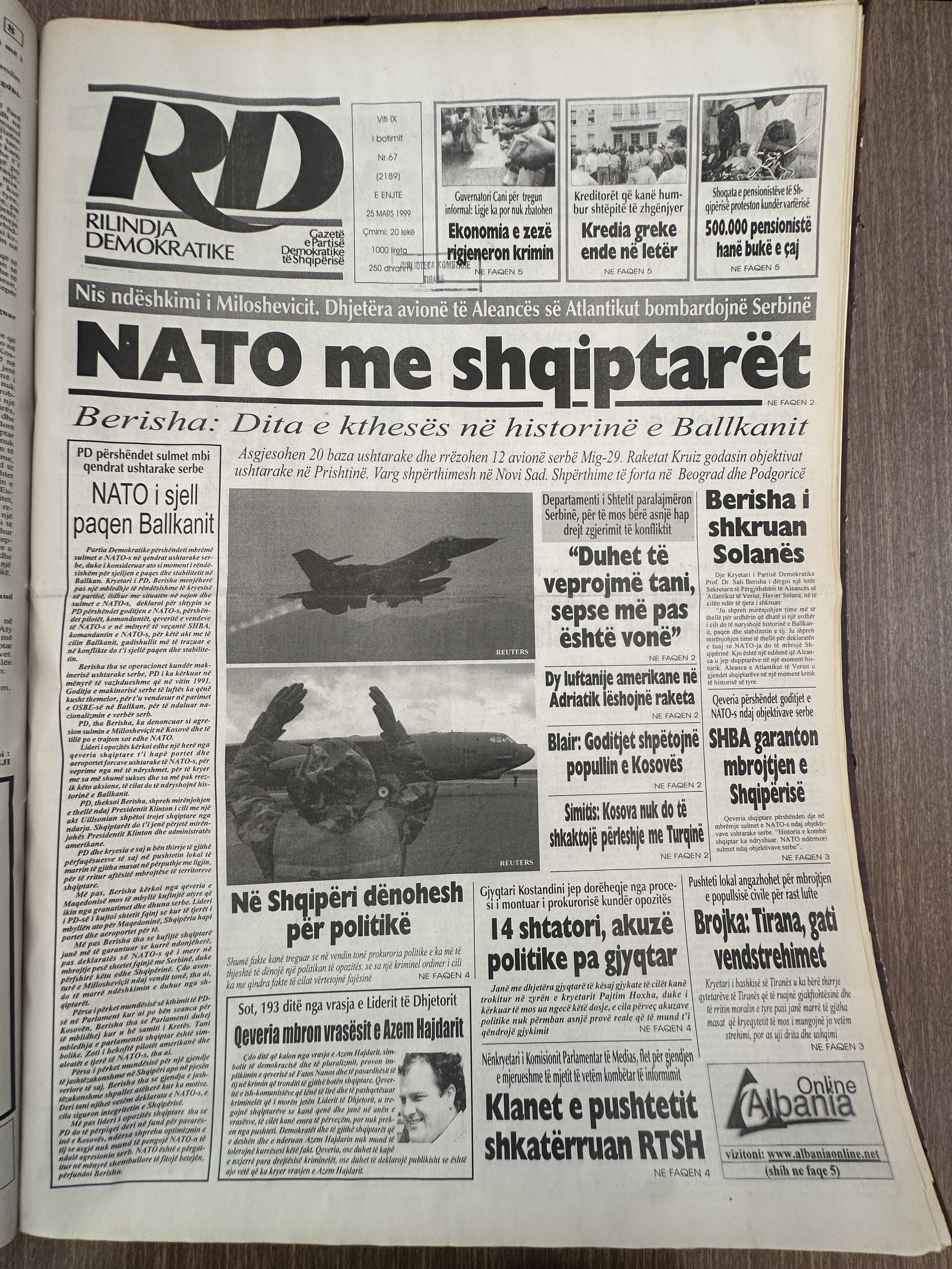 Rilindja Demokratike 1999-03-25