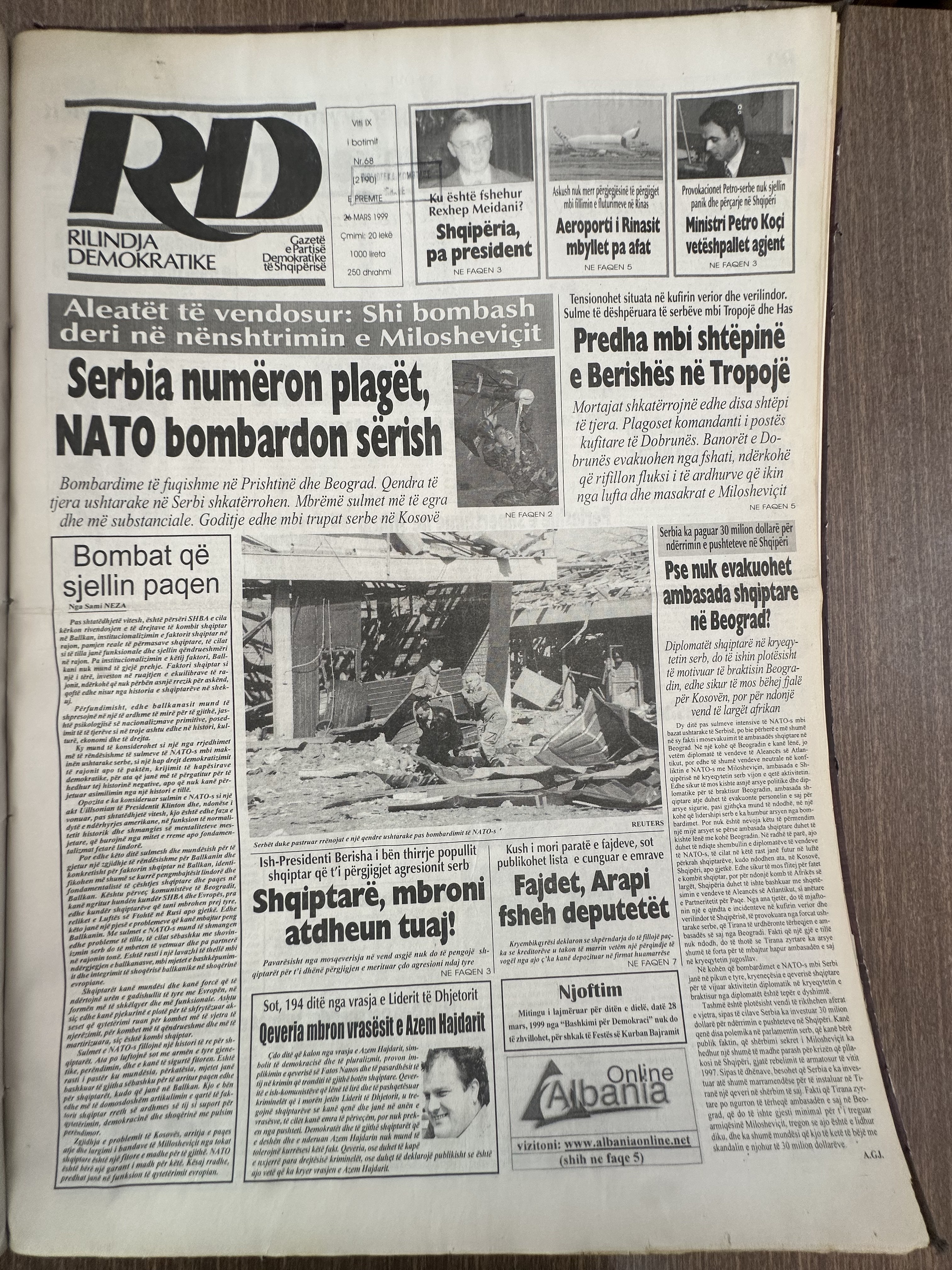 Rilindja Demokratike 1999-03-26