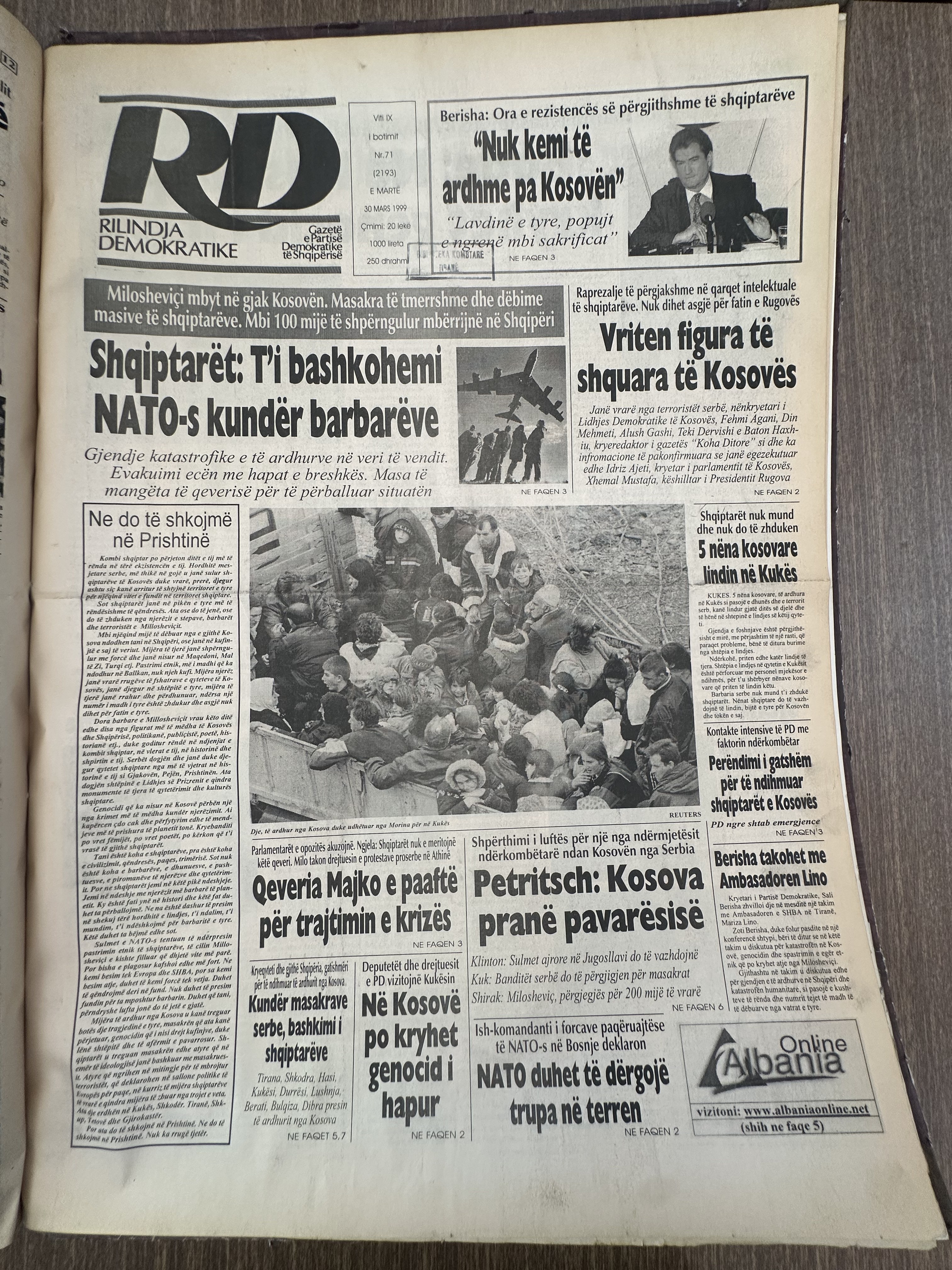 Rilindja Demokratike 1999-03-30