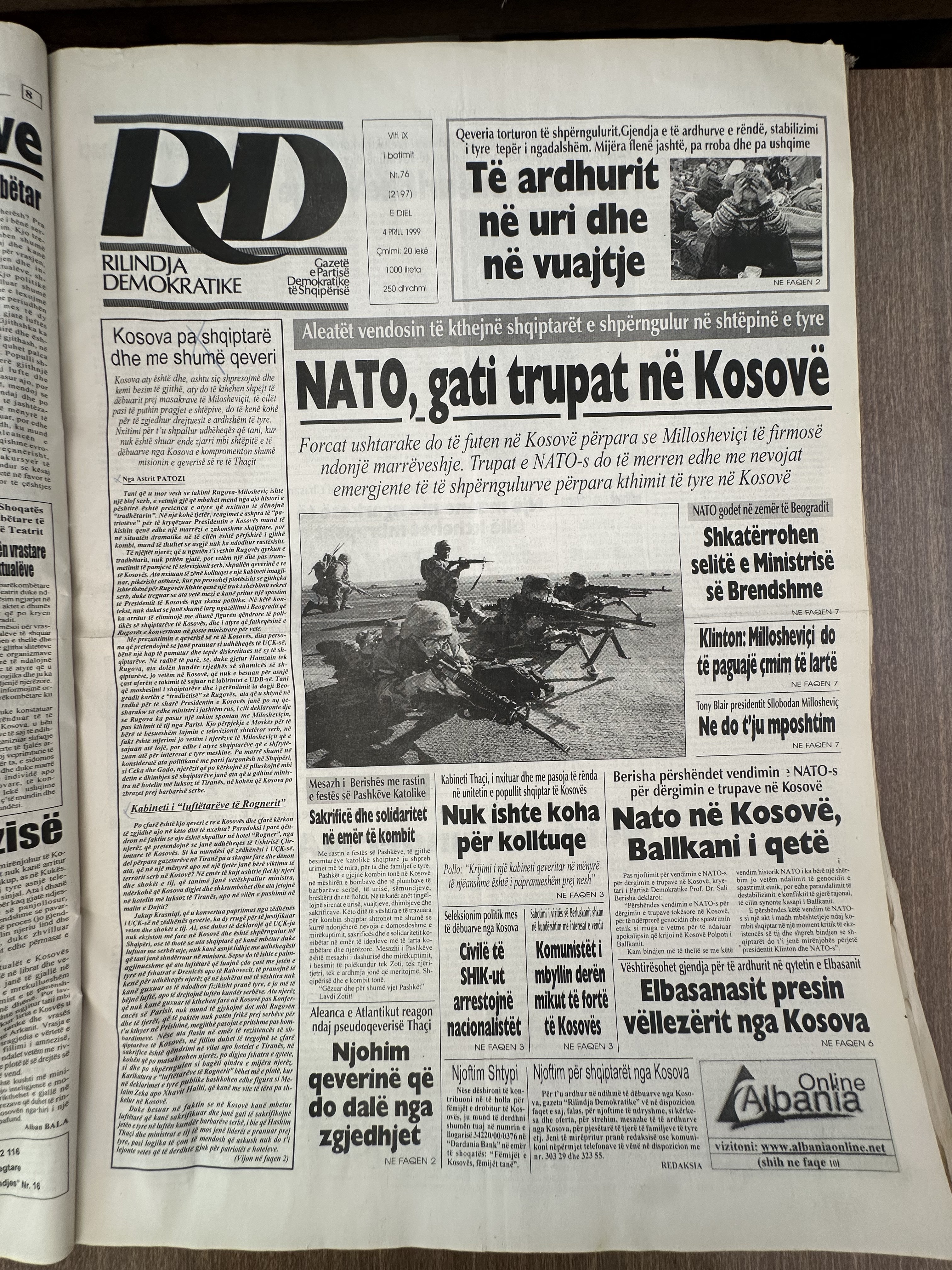 Rilindja Demokratike 1999-04-04