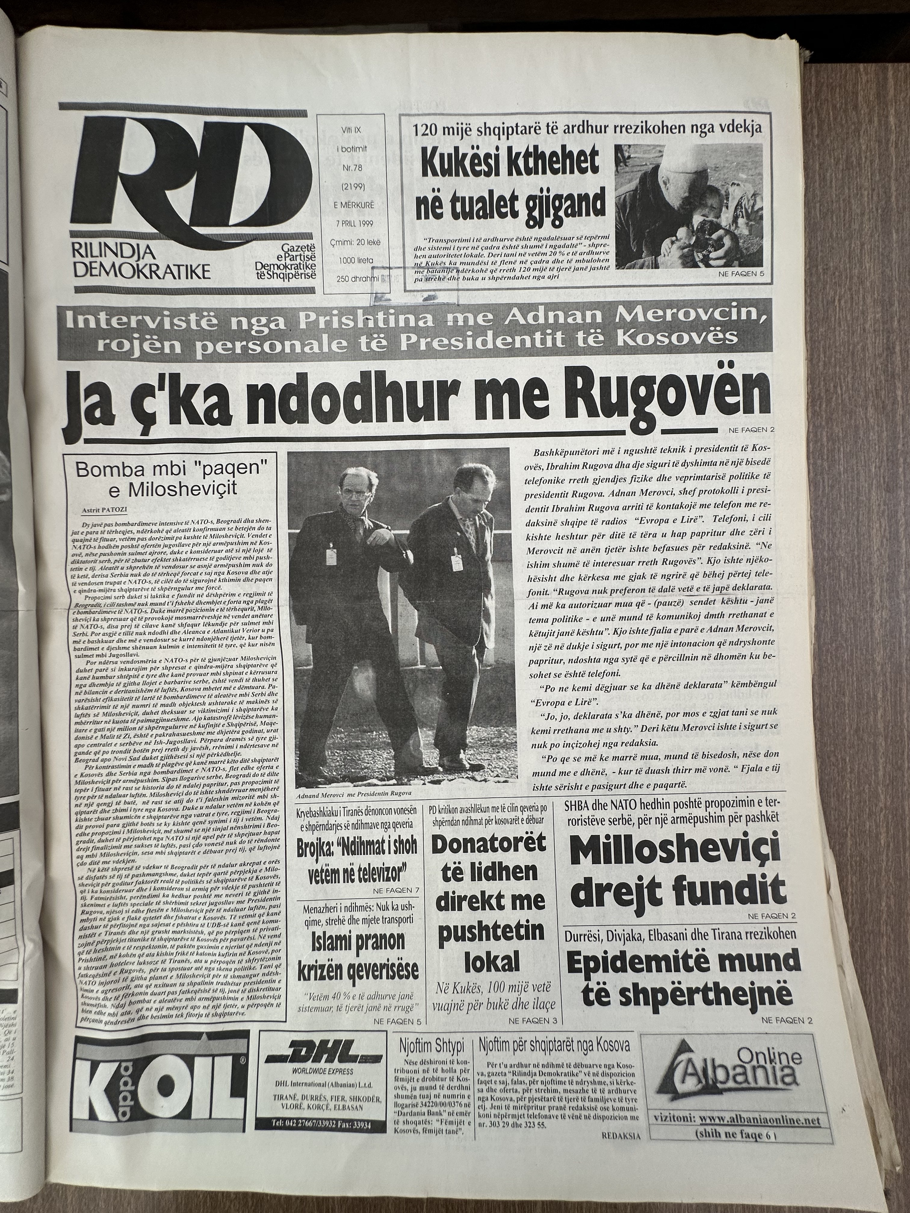 Rilindja Demokratike 1999-04-07