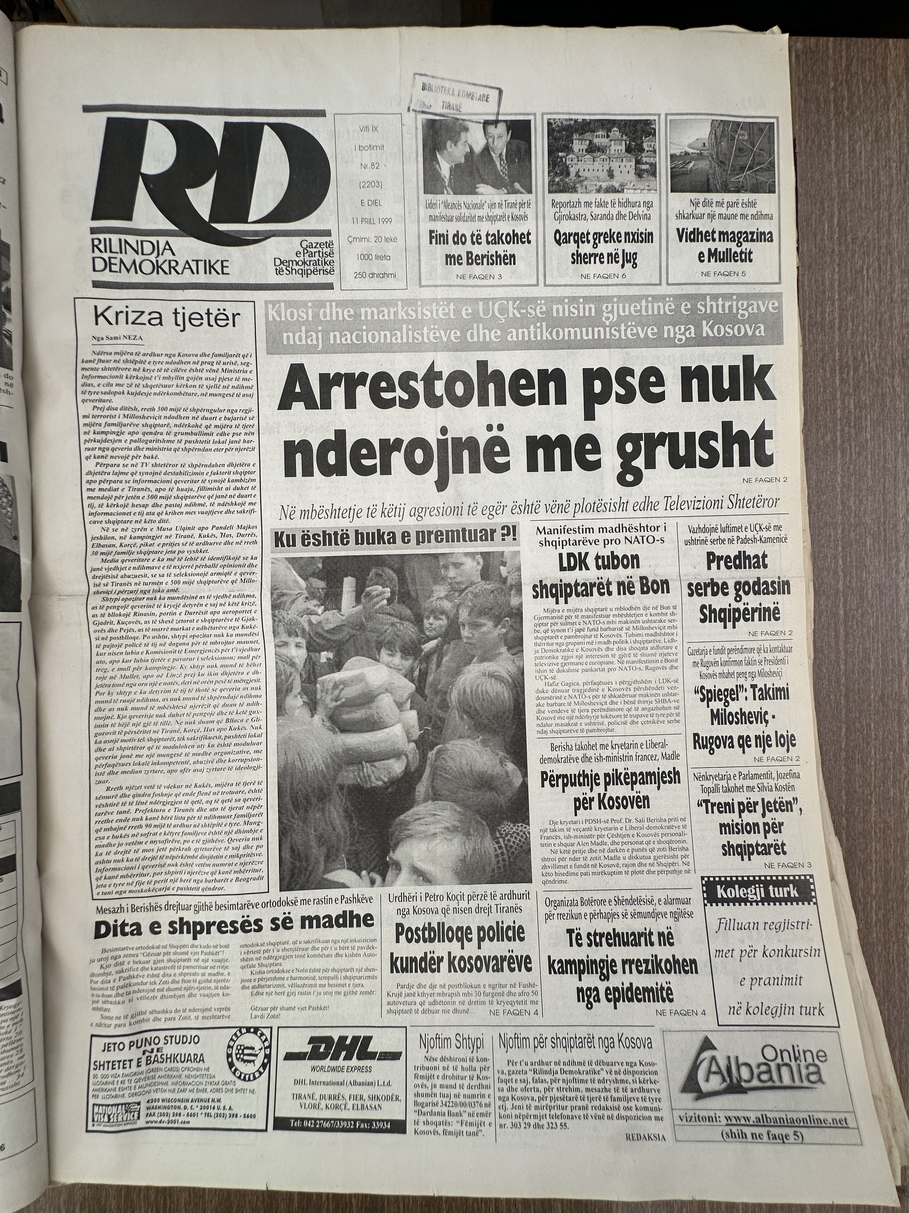 Rilindja Demokratike 1999-04-11