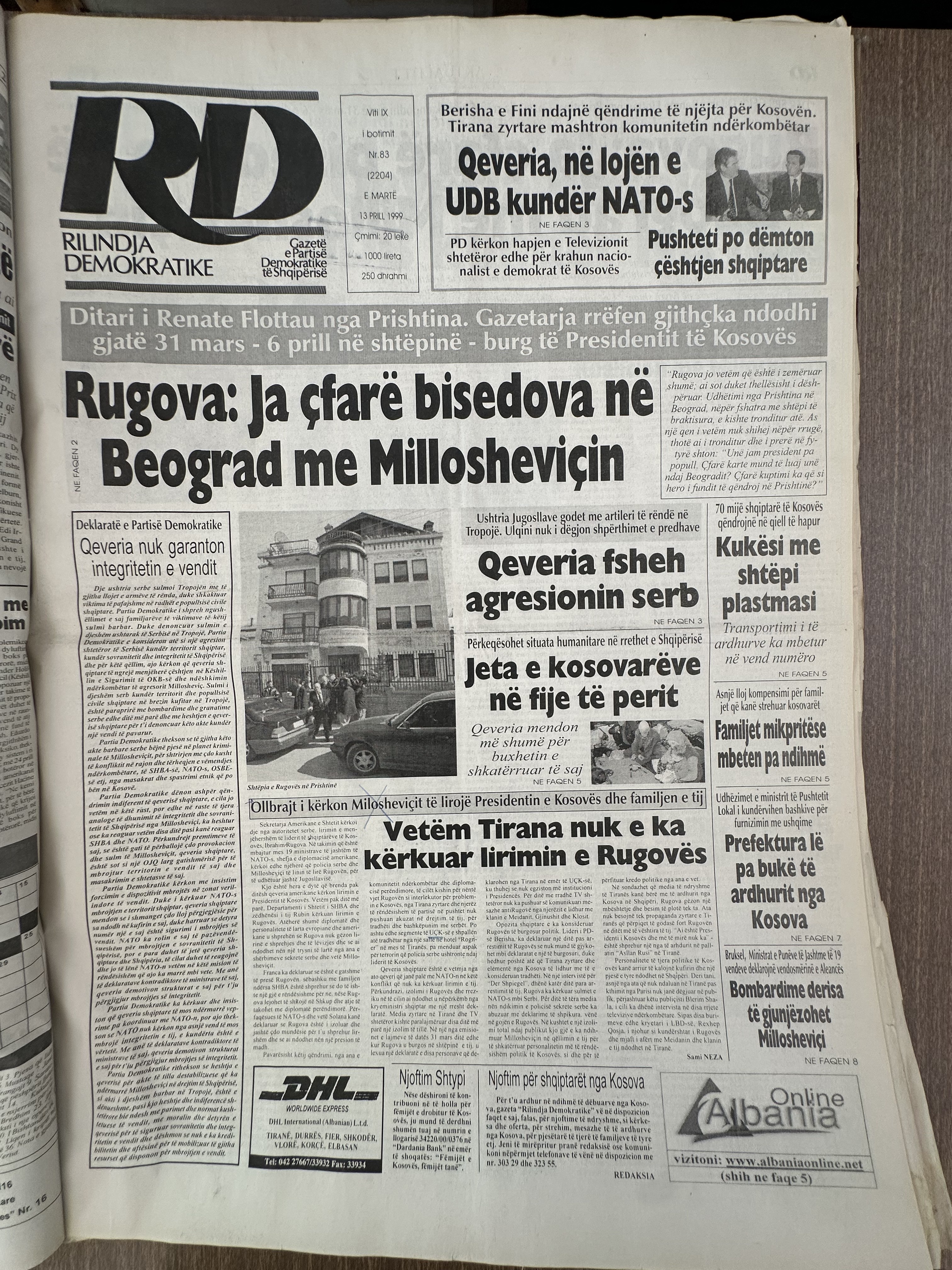 Rilindja Demokratike 1999-04-13