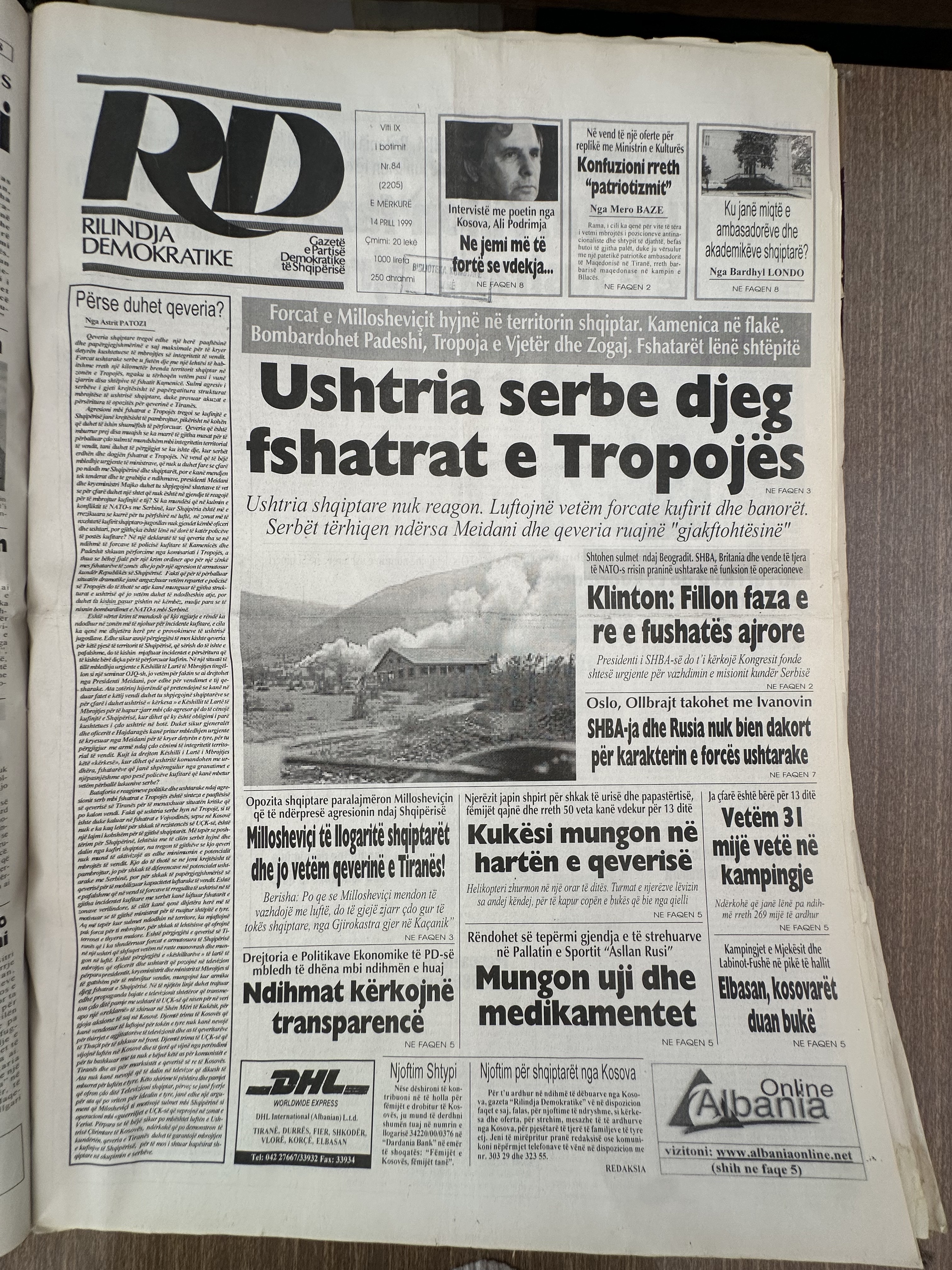 Rilindja Demokratike 1999-04-14