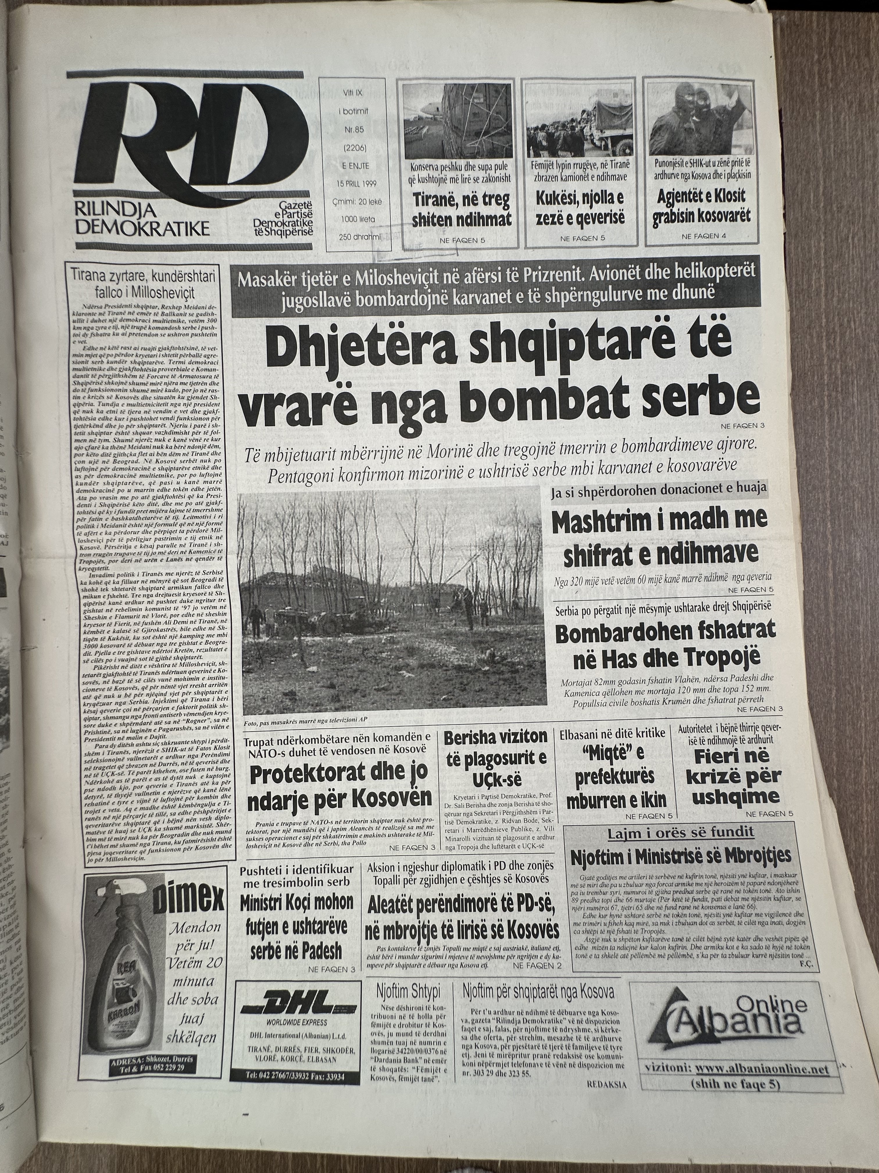 Rilindja Demokratike 1999-04-16