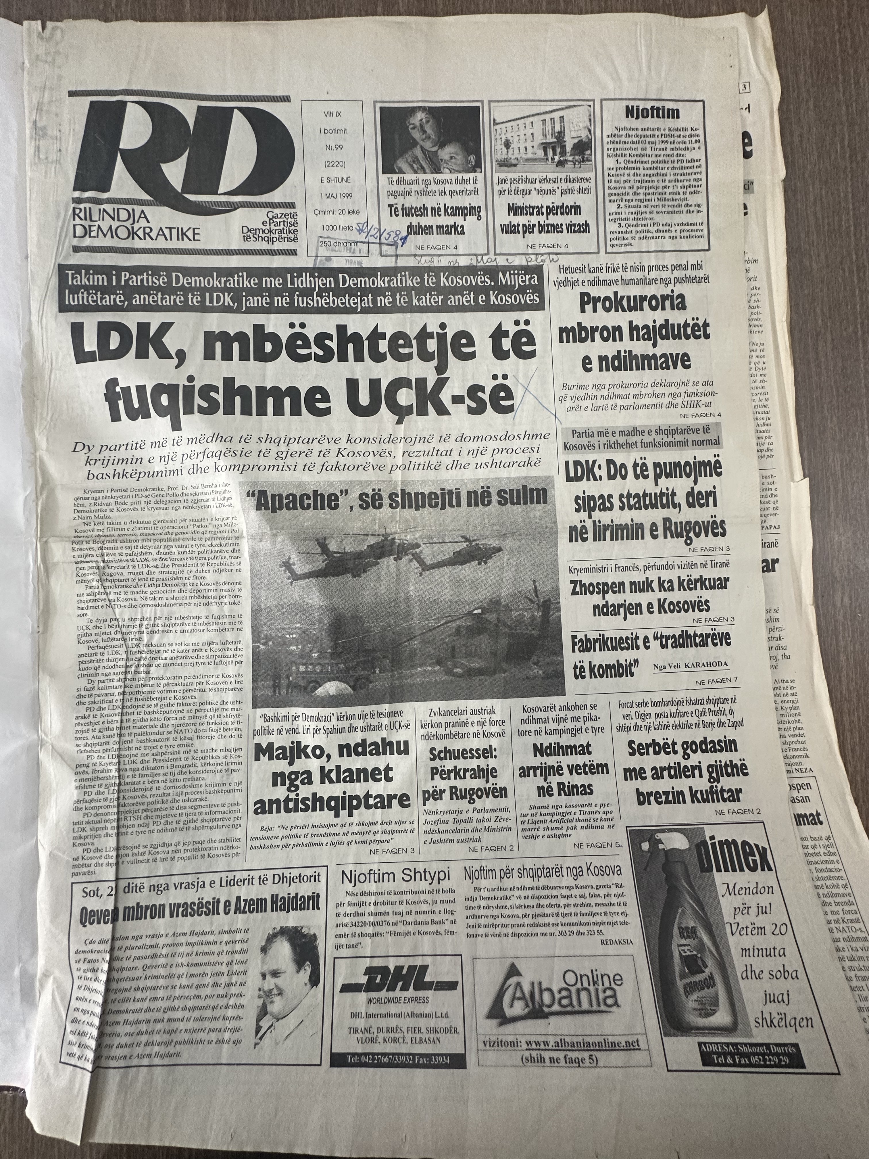 Rilindja Demokratike 1999-05-01