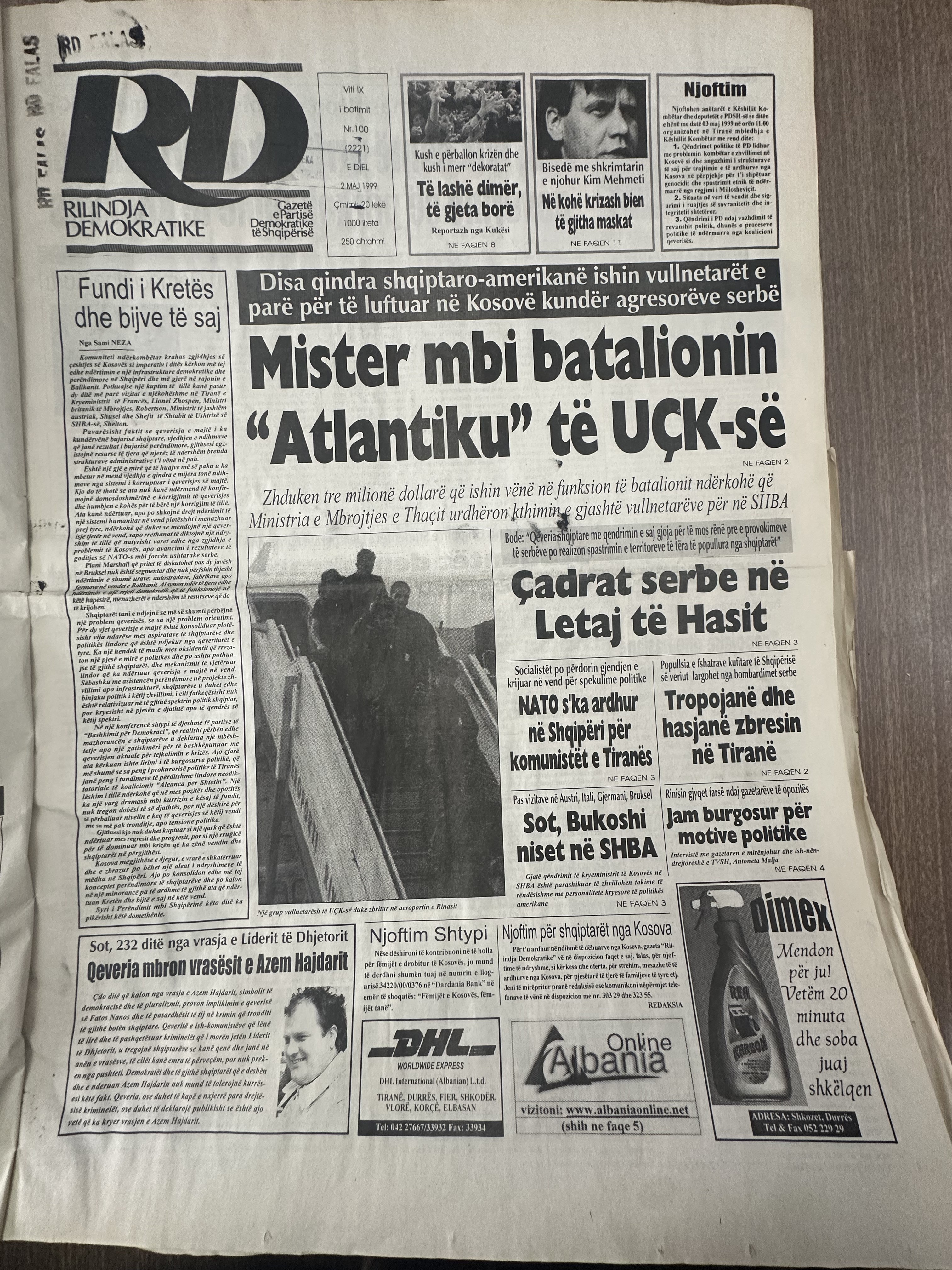 Rilindja Demokratike 1999-05-24