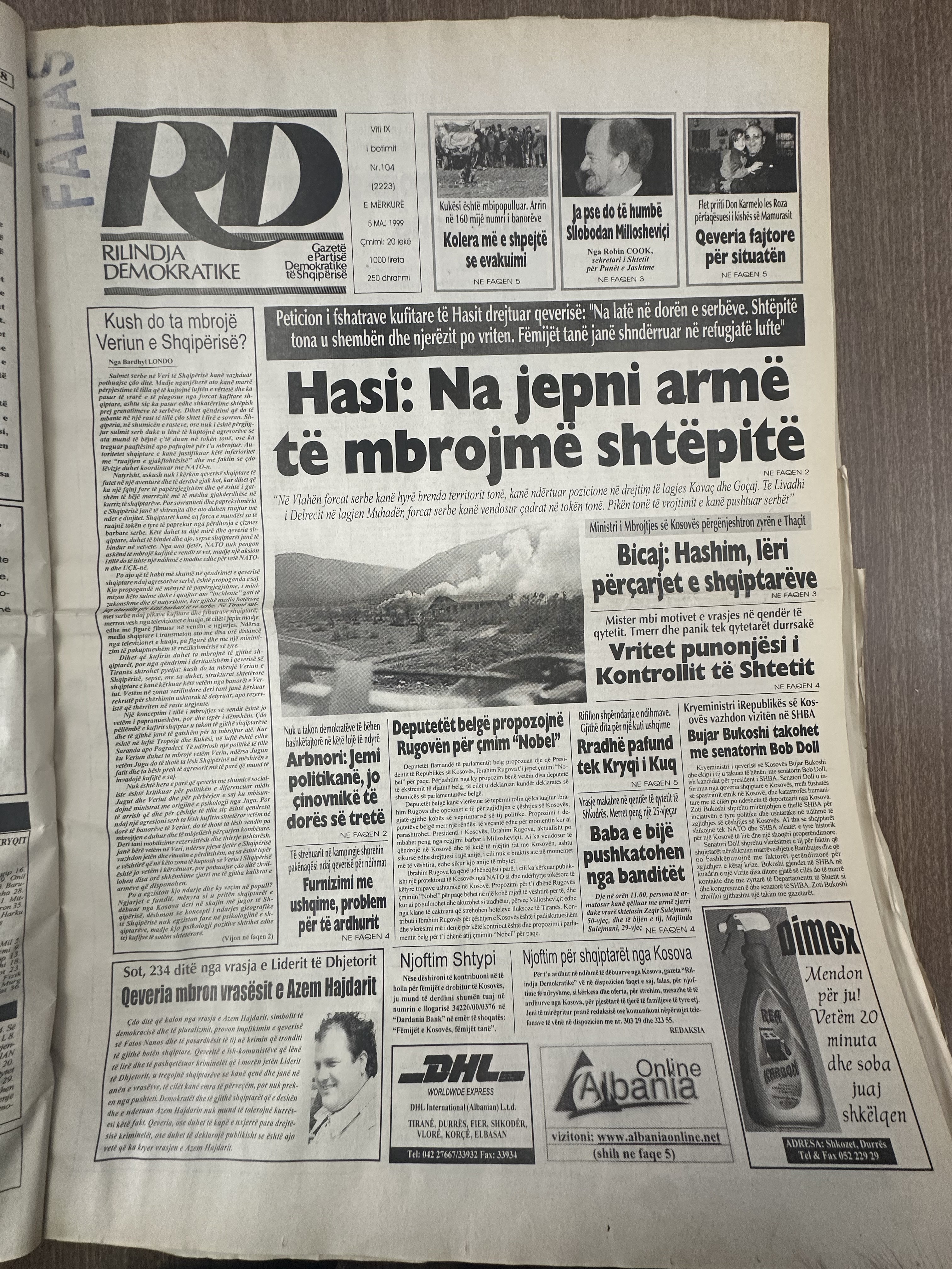 Rilindja Demokratike 1999-05-05