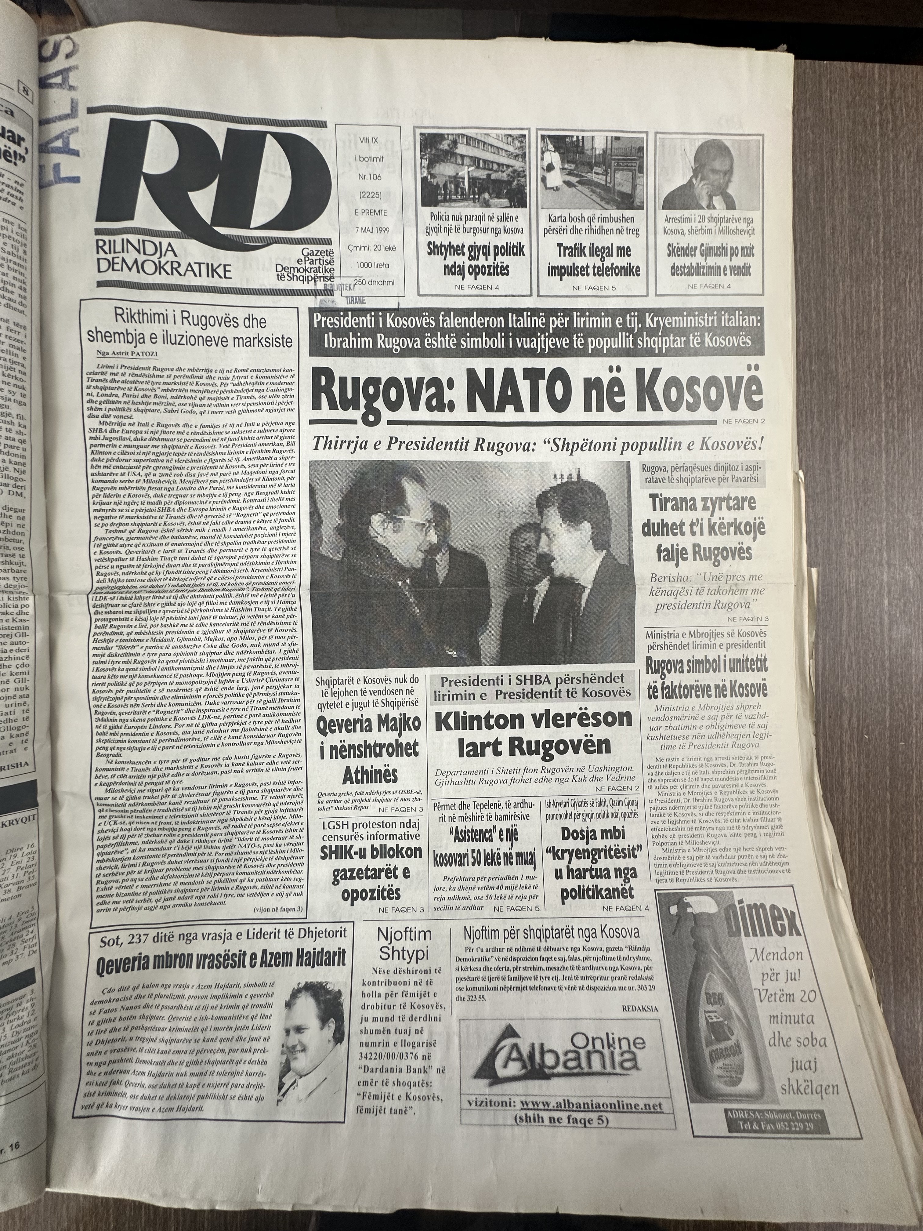 Rilindja Demokratike 1999-05-07