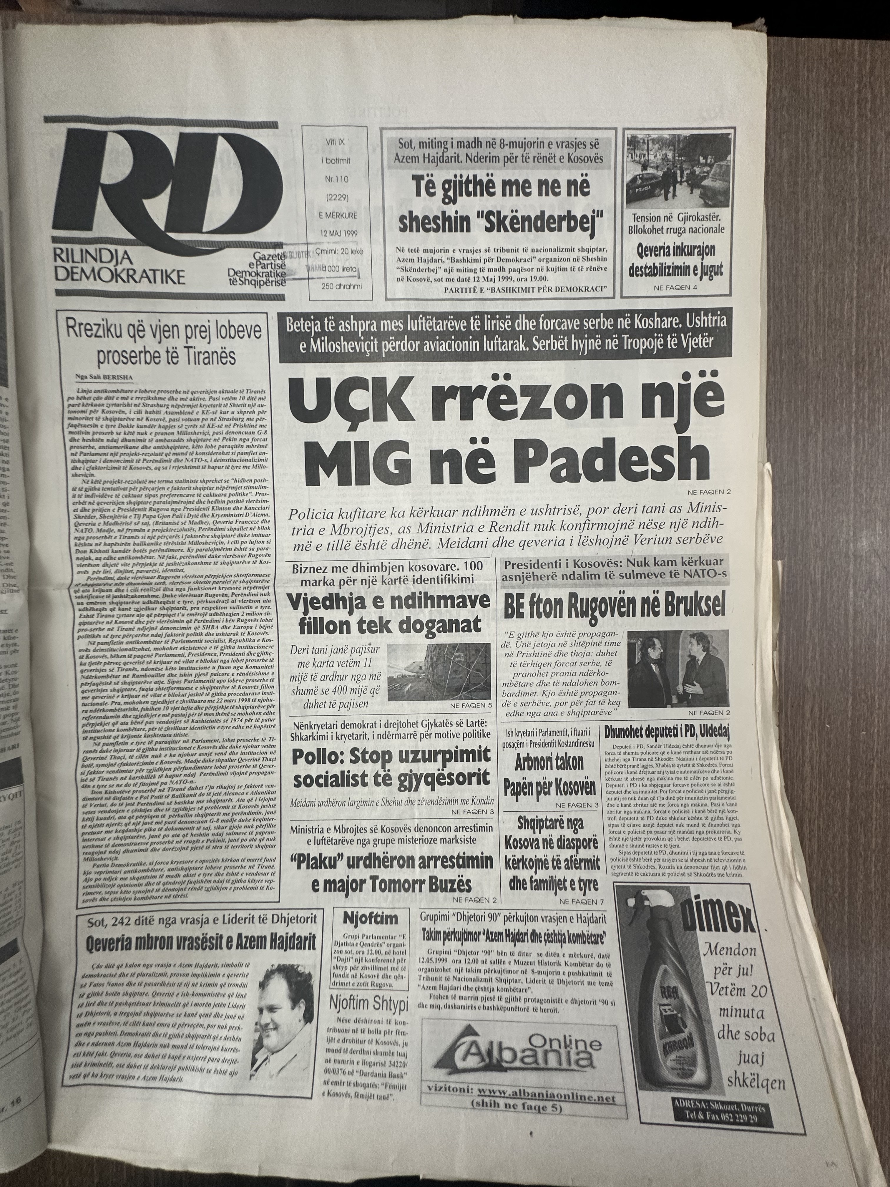Rilindja Demokratike 1999-07-01
