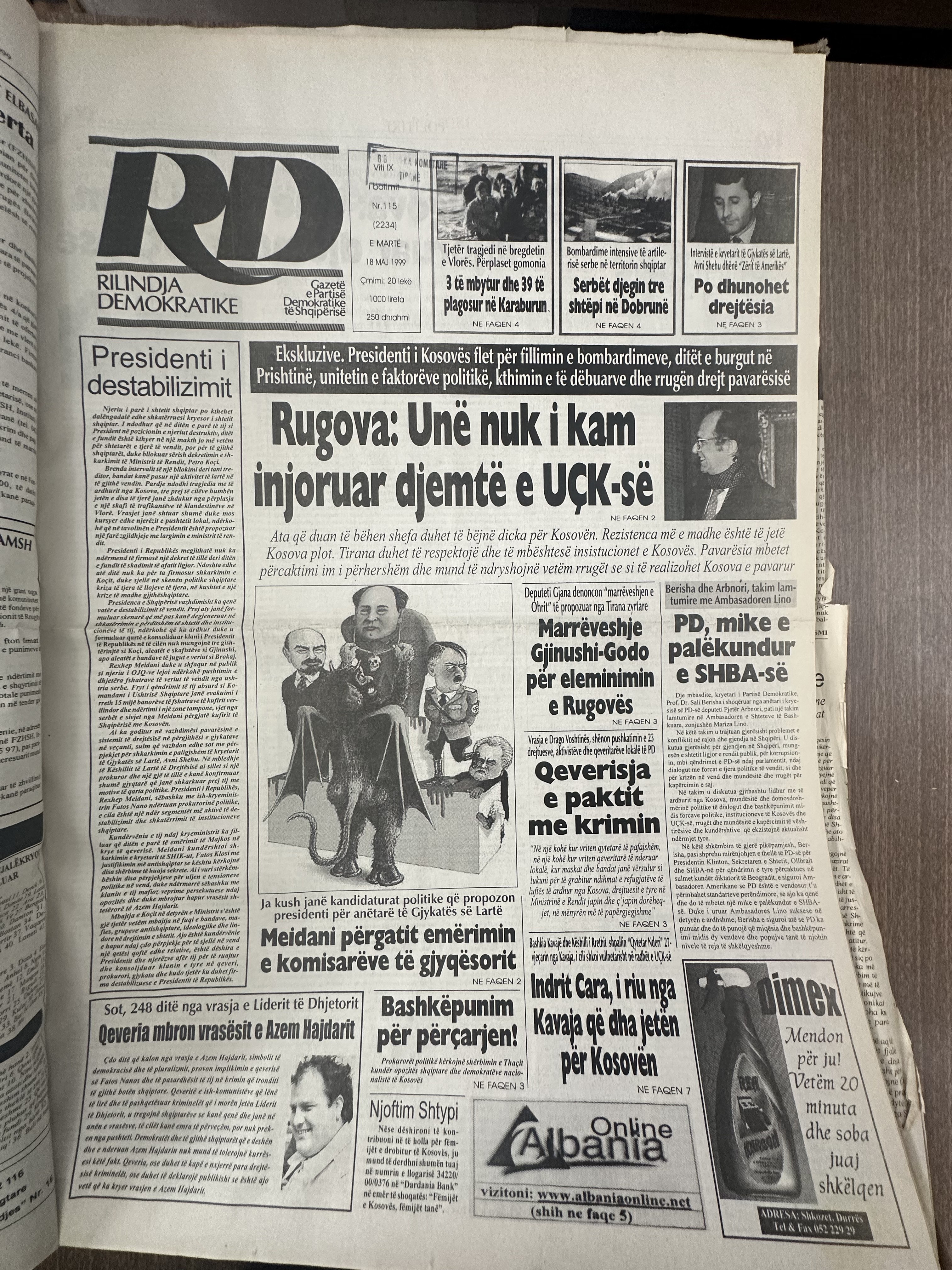 Rilindja Demokratike 1999-05-18