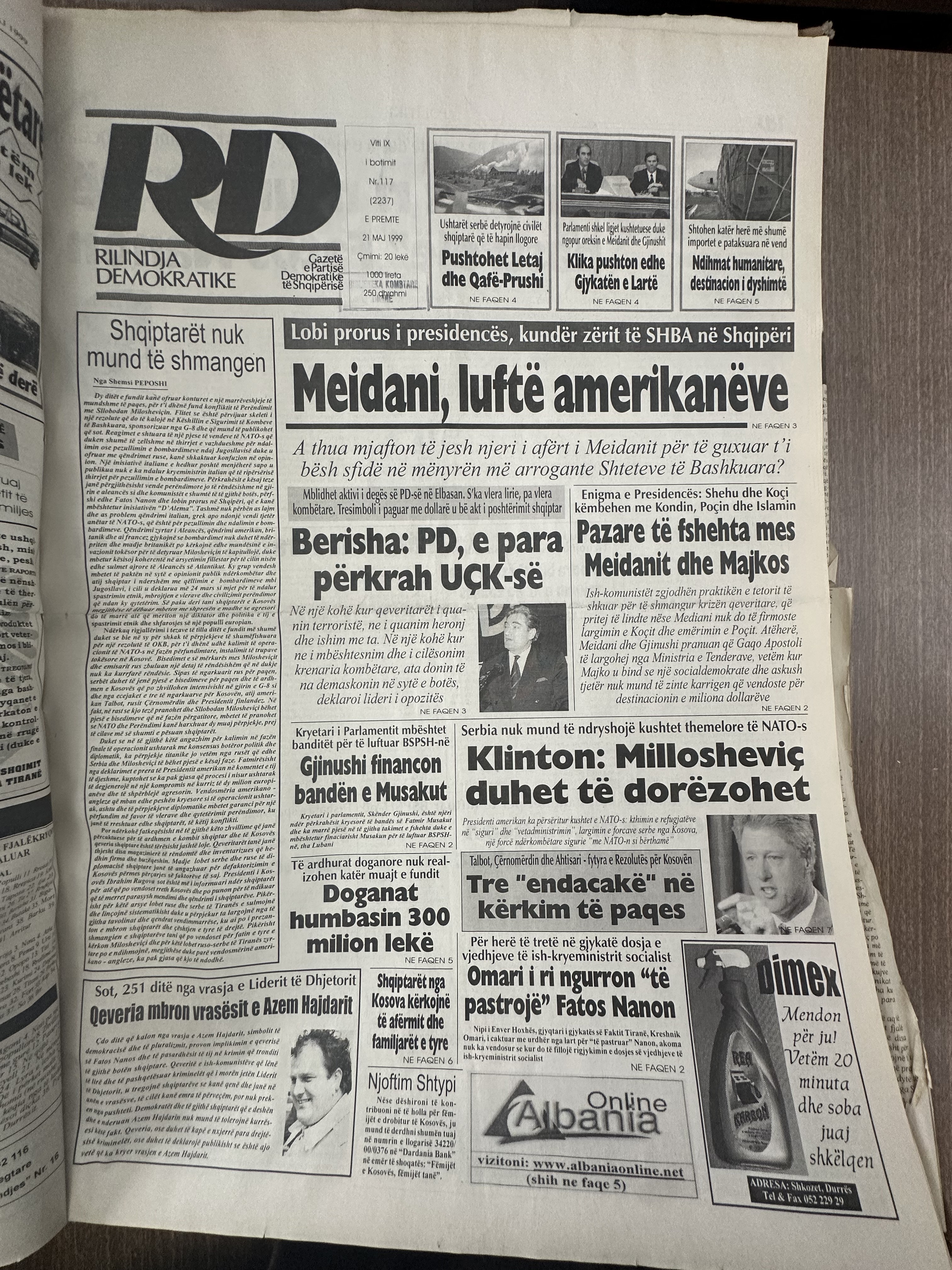 Rilindja Demokratike 1999-05-21