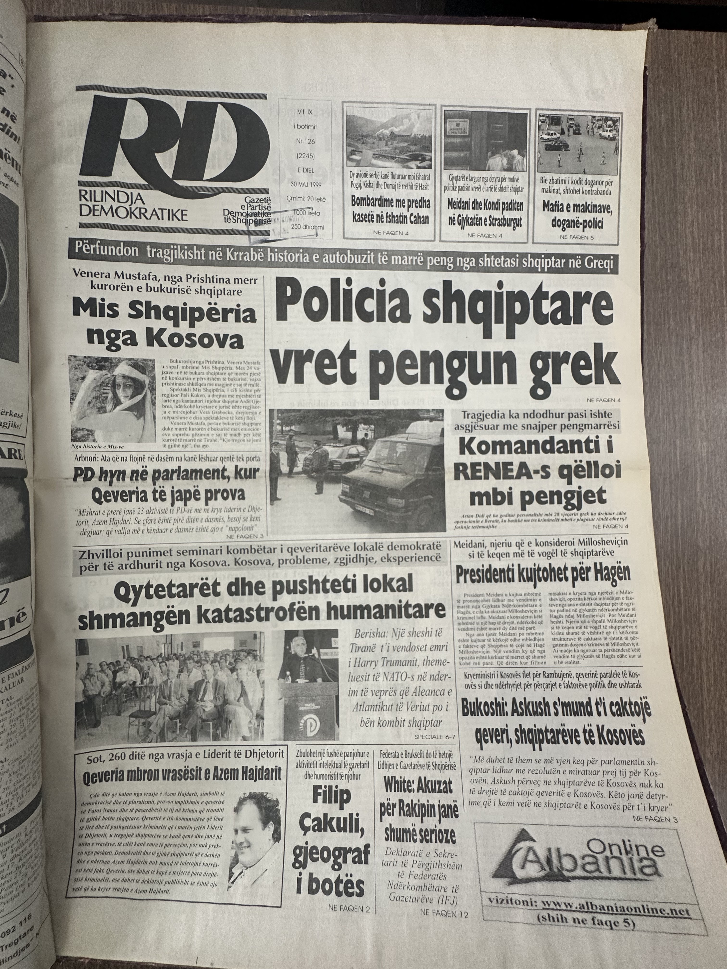 Rilindja Demokratike 1999-05-30