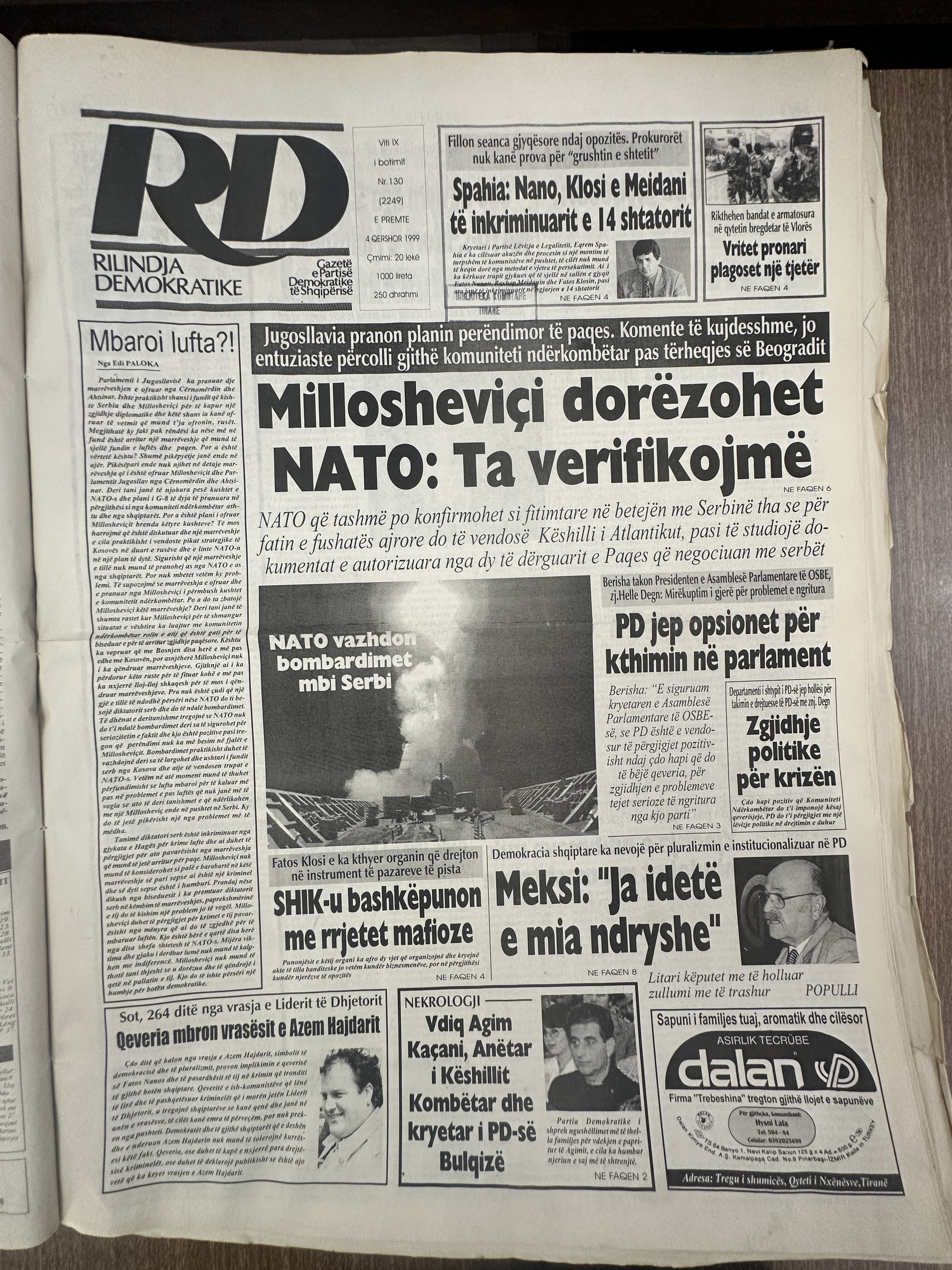 Rilindja Demokratike 1999-06-04