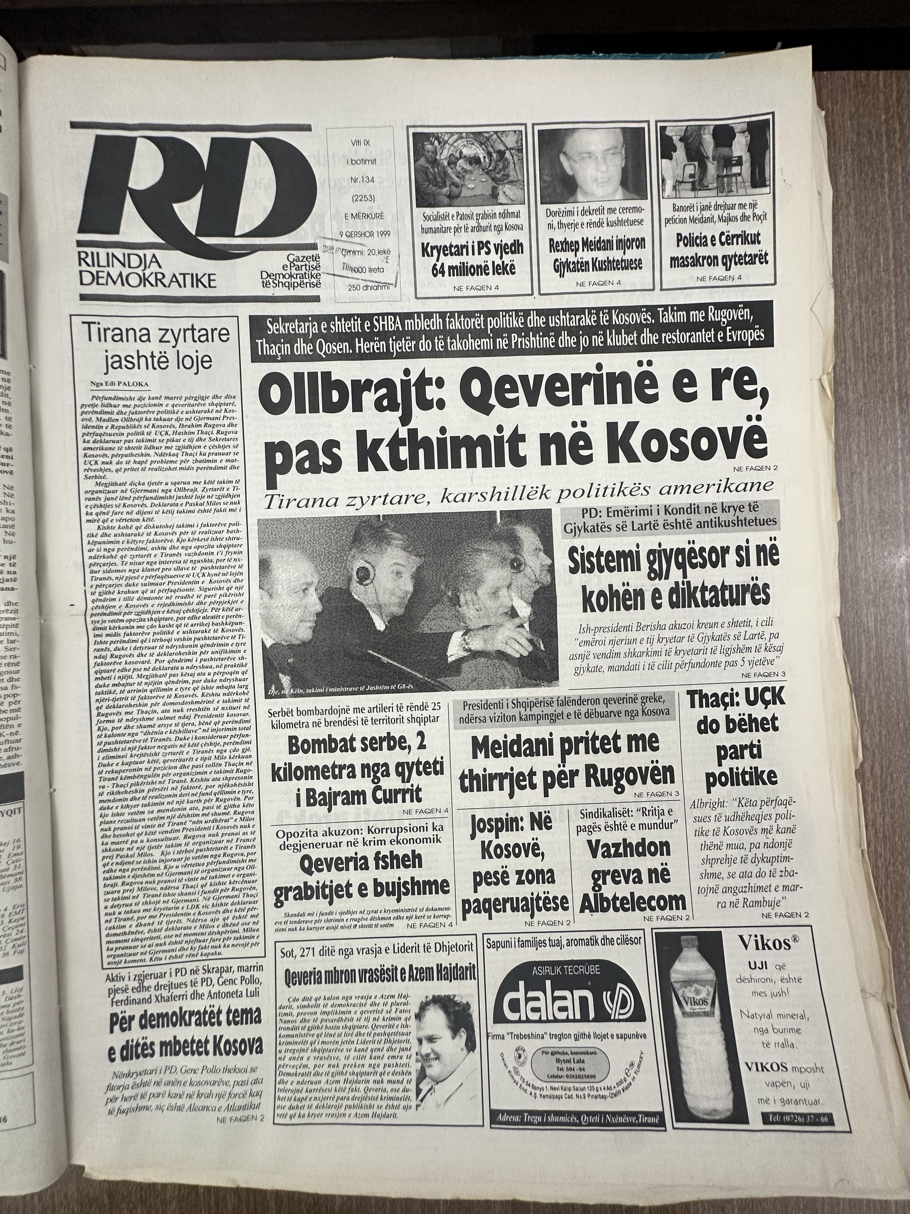 Rilindja Demokratike 1999-06-06