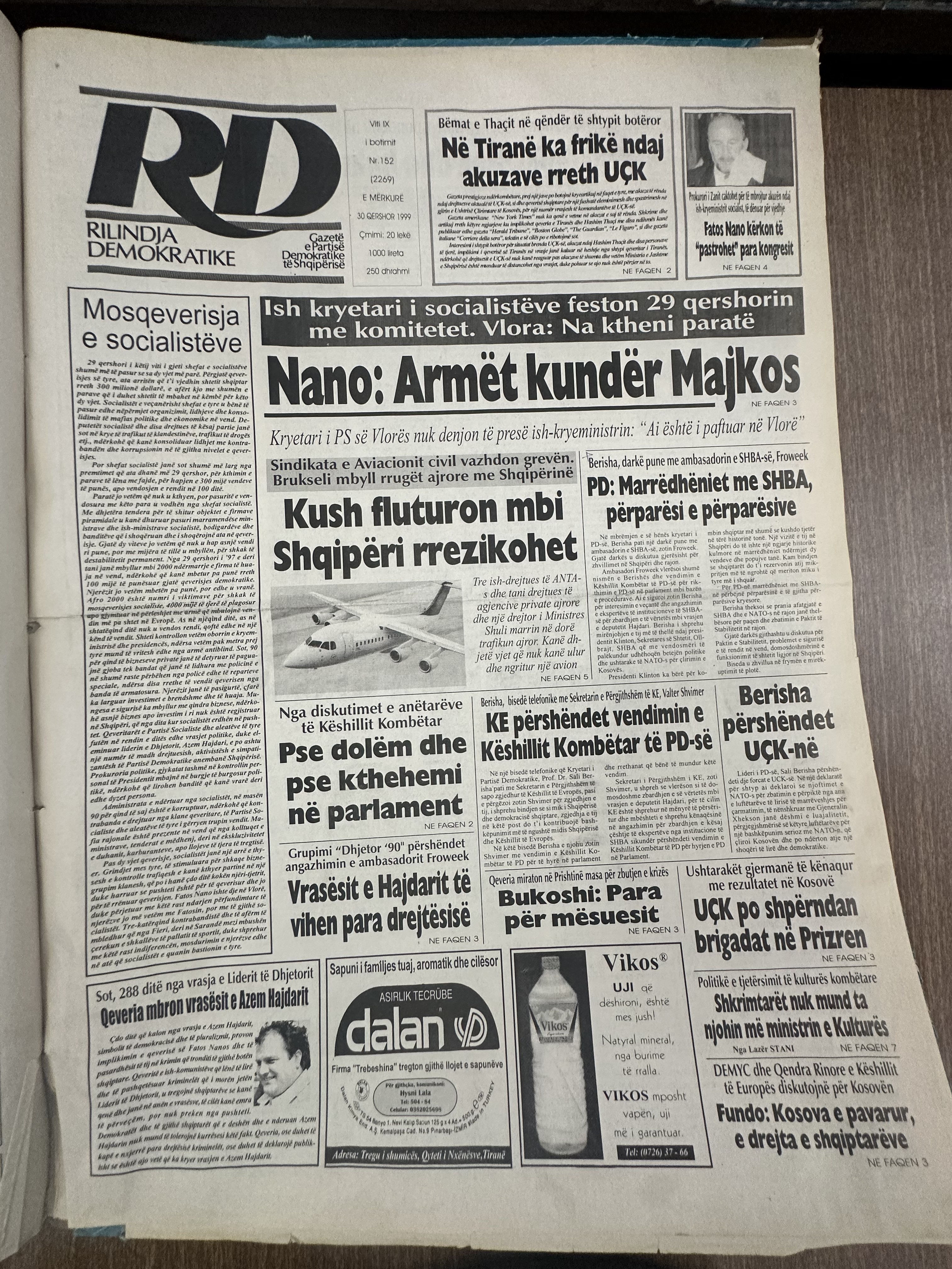 Rilindja Demokratike 1999-06-30