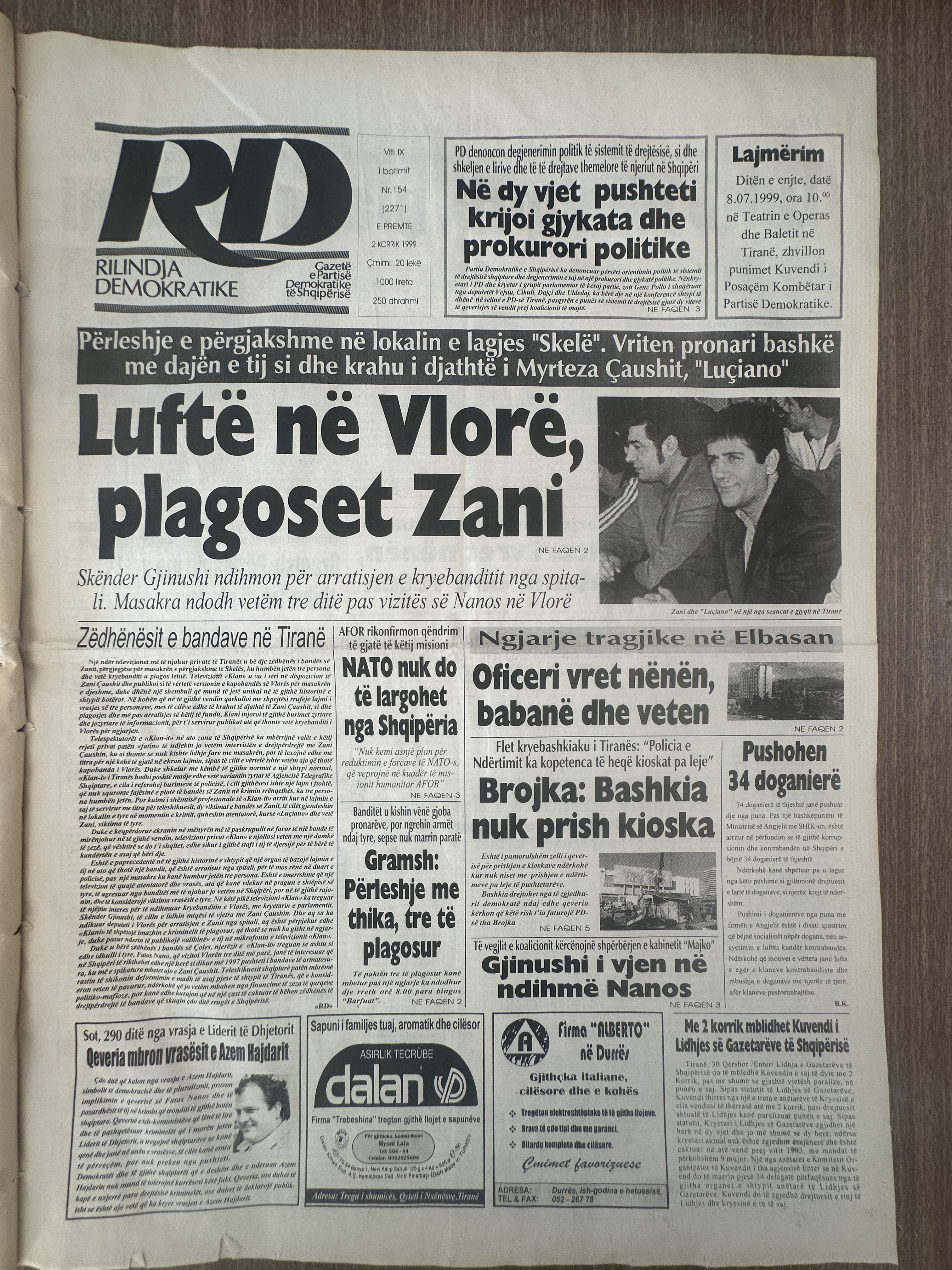 Rilindja Demokratike 1999-11-02