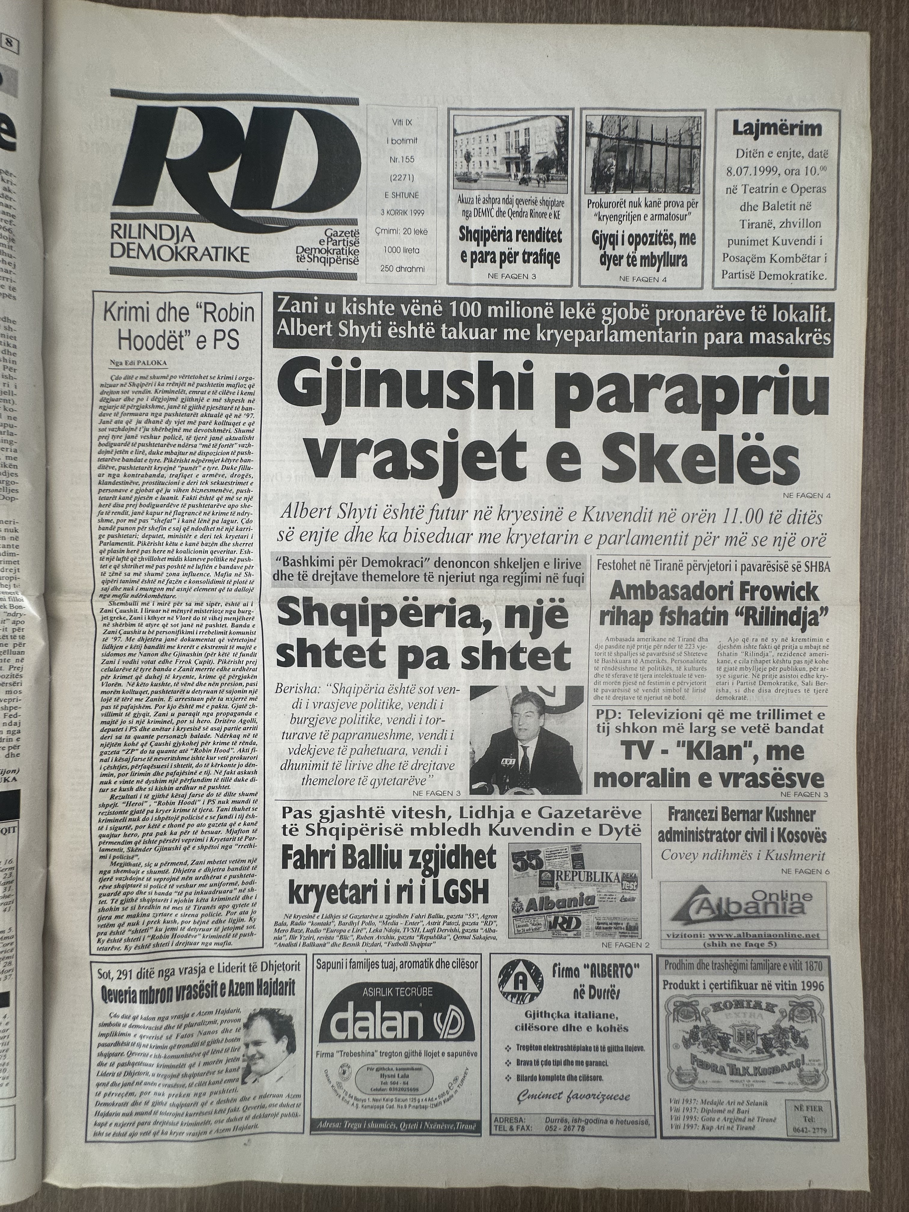 Rilindja Demokratike 1999-07-17