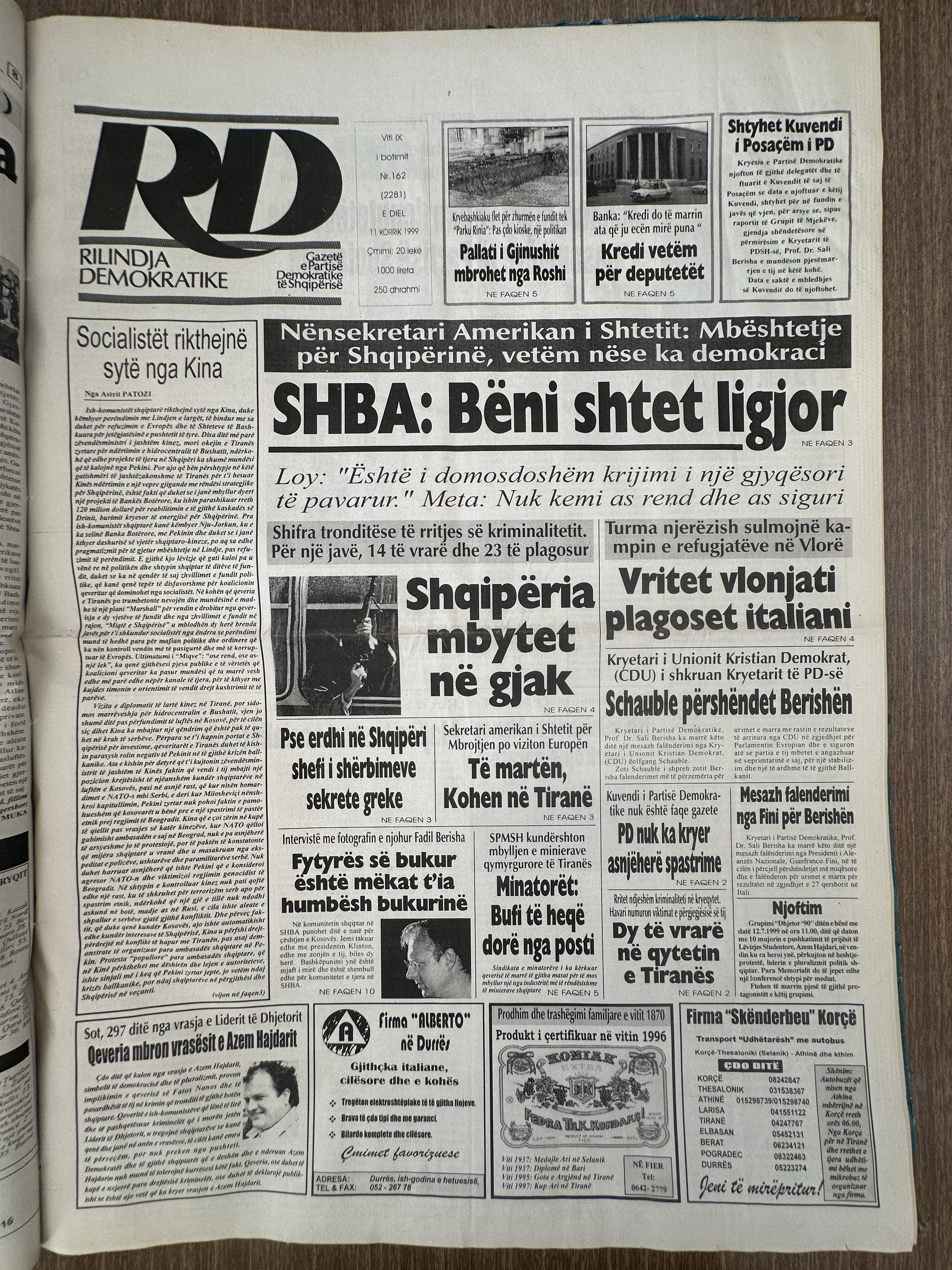 Rilindja Demokratike 1999-07-11