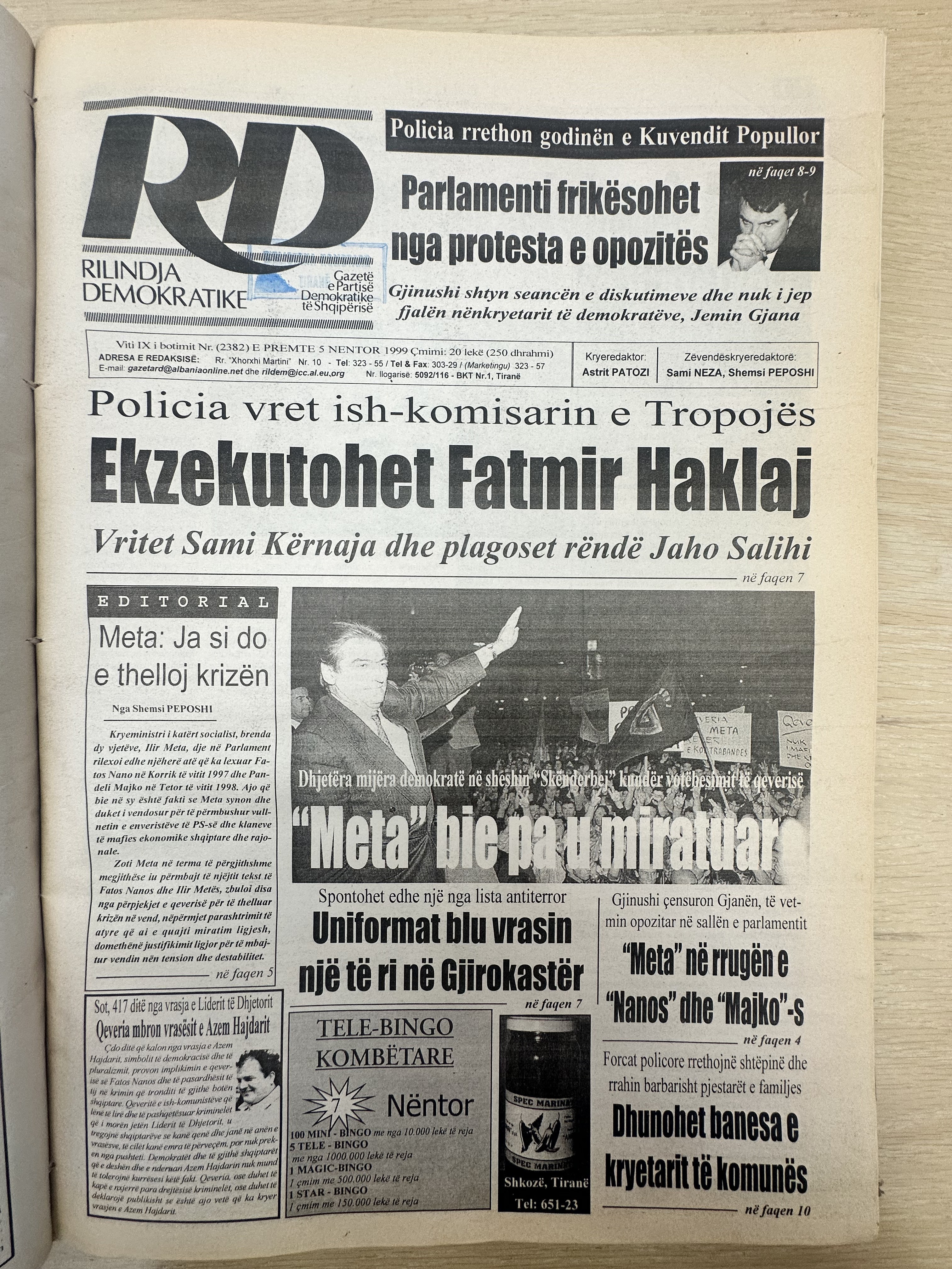 Rilindja Demokratike 1998-08-26