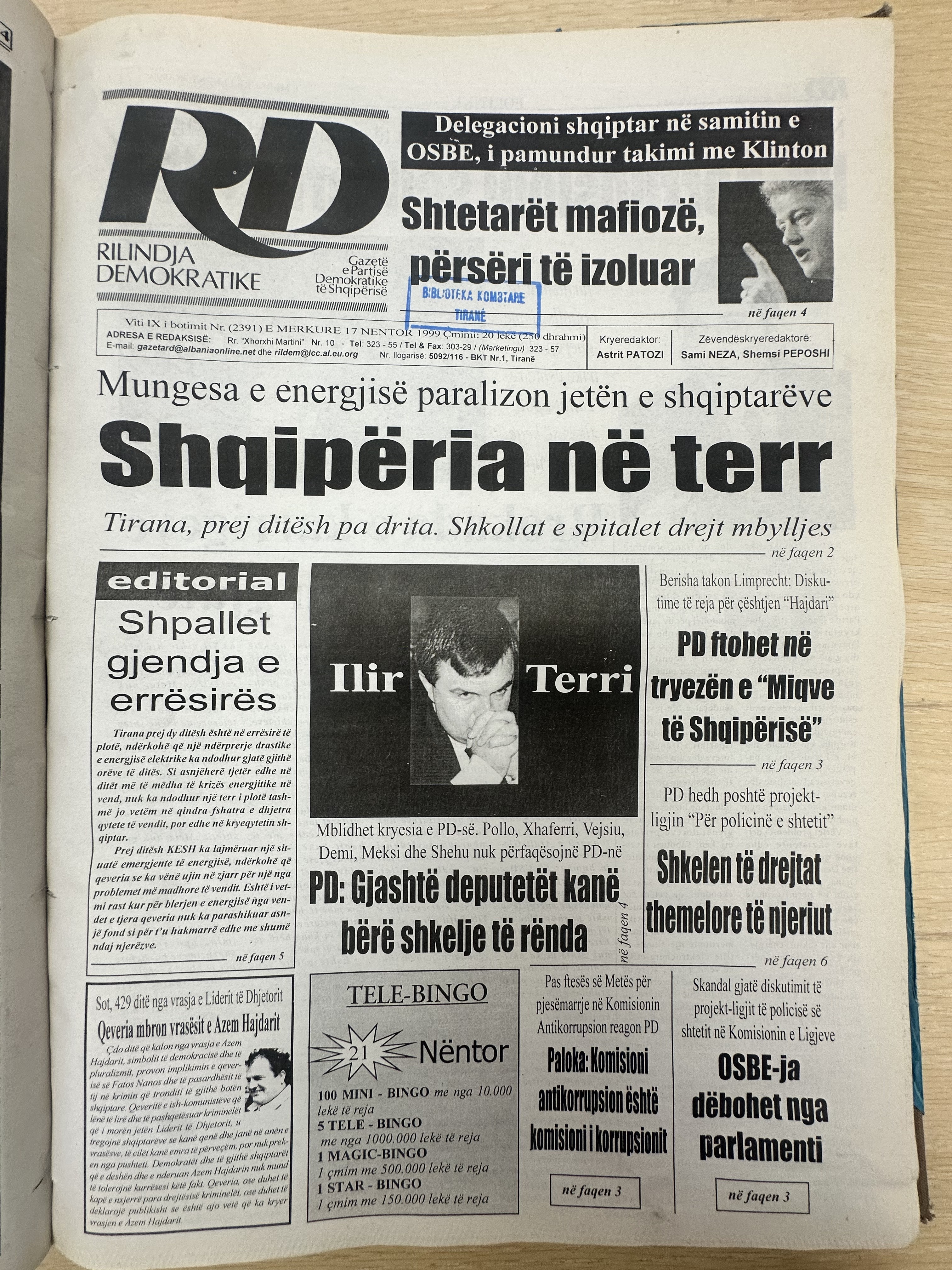 Rilindja Demokratike 1999-10