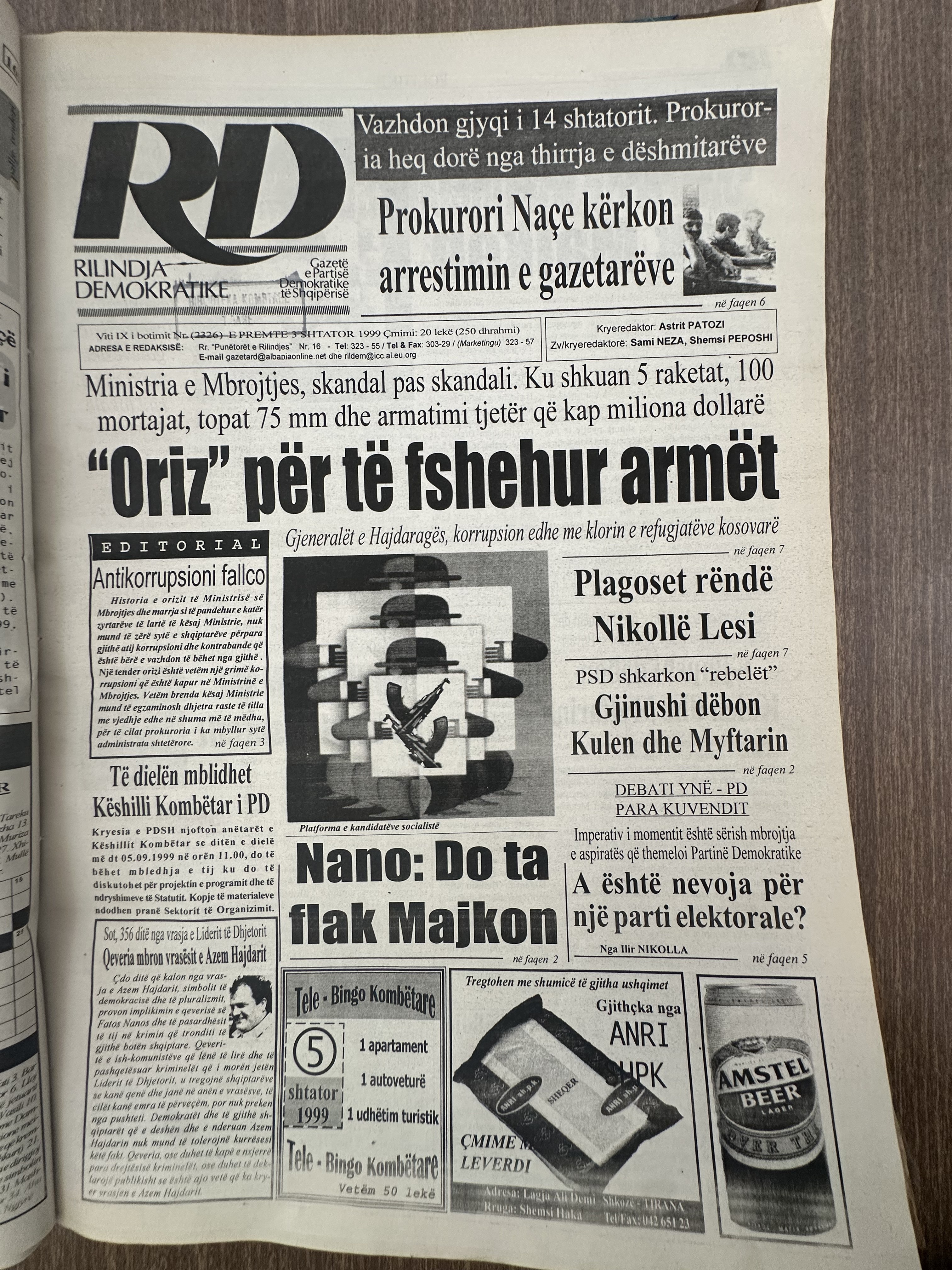 Rilindja Demokratike 1999-01-05