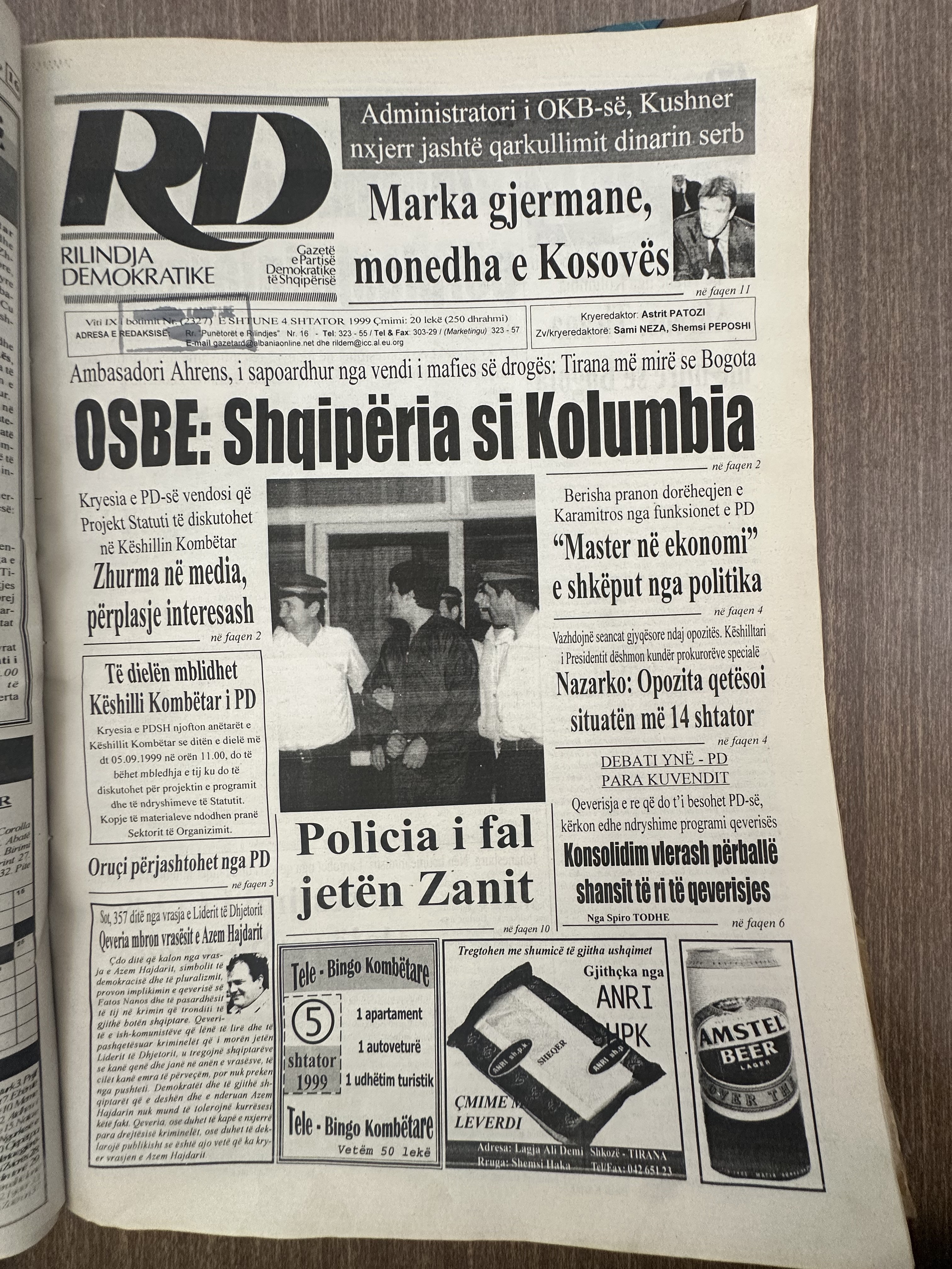 Rilindja Demokratike 1999-09-04