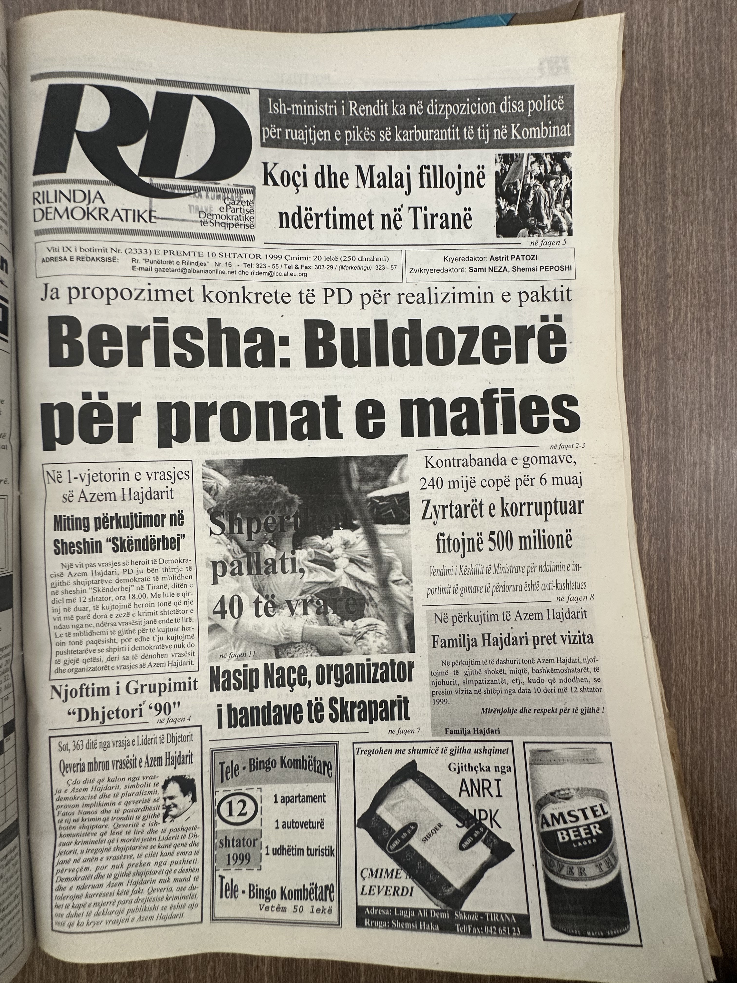 Rilindja Demokratike 1999-10-16