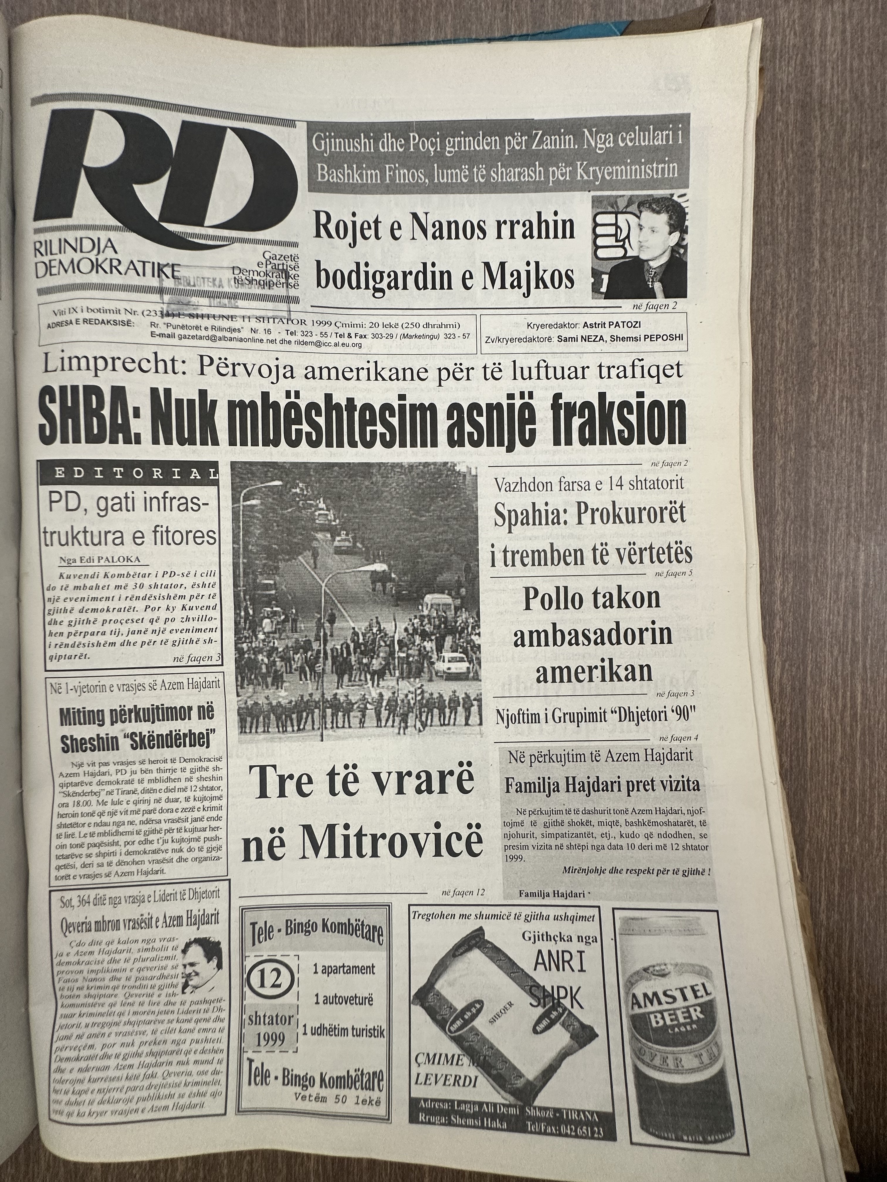 Rilindja Demokratike 1999-06-05