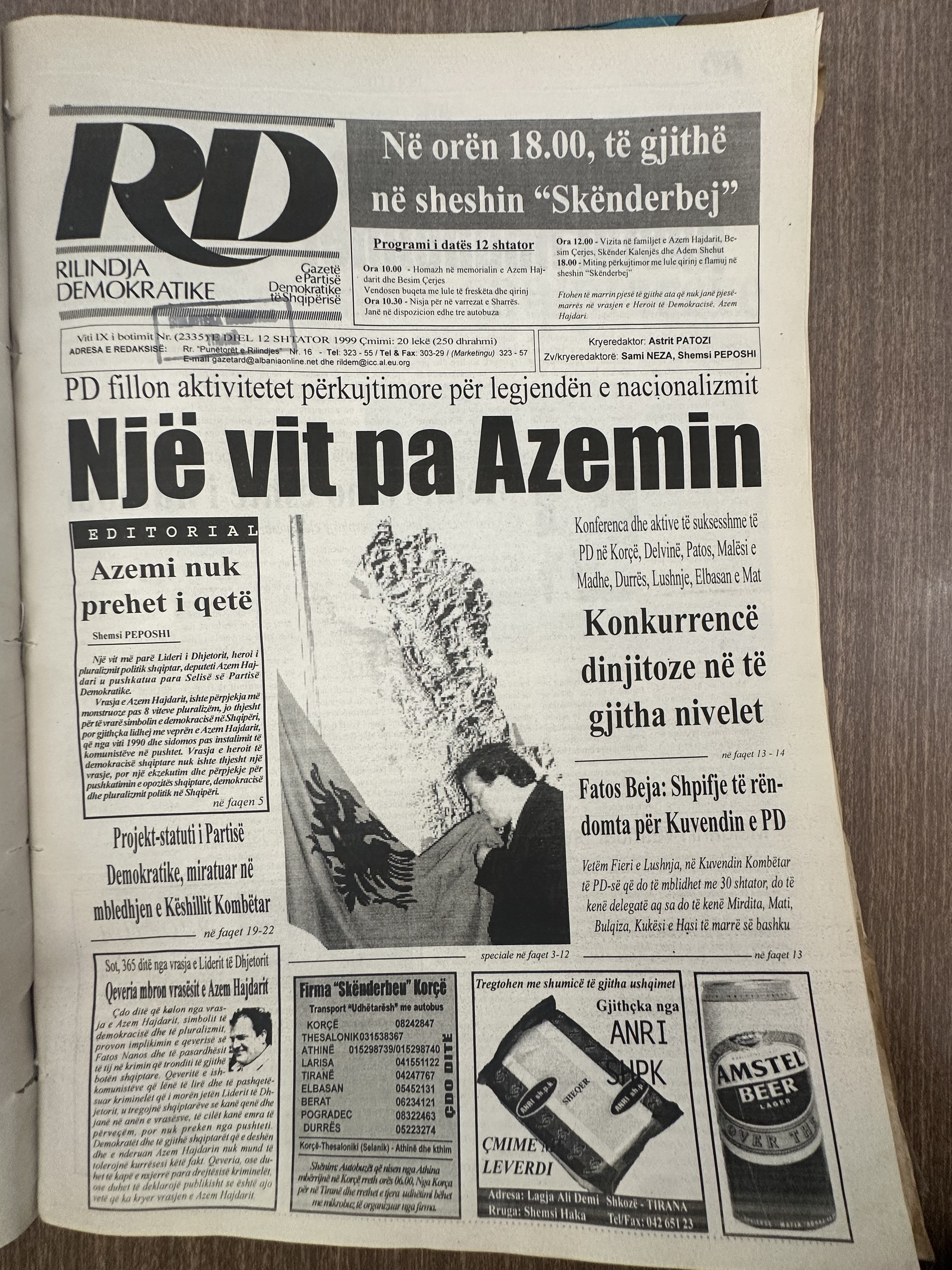 Rilindja Demokratike 1999-10-16