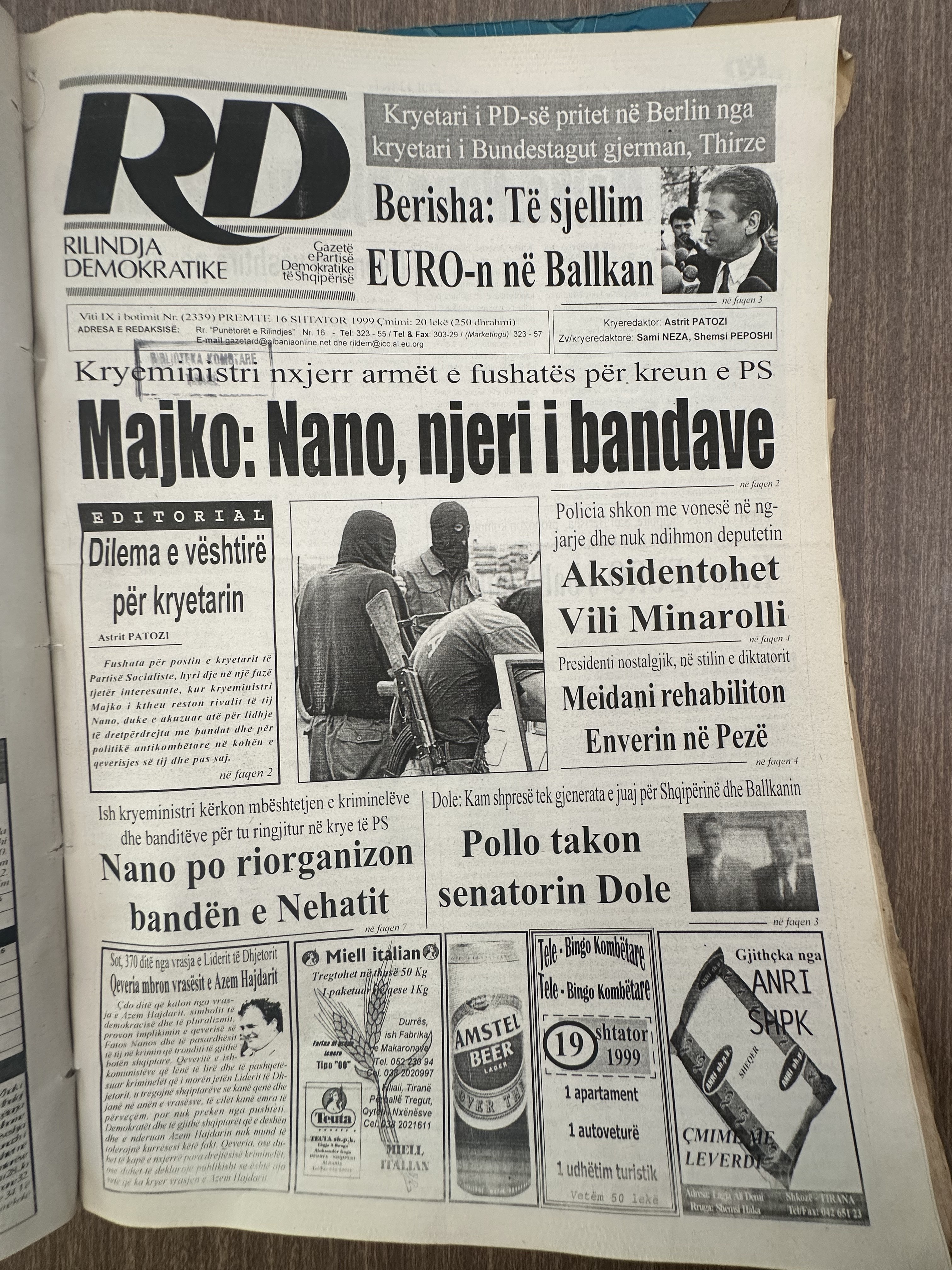 Rilindja Demokratike 1999-12-16