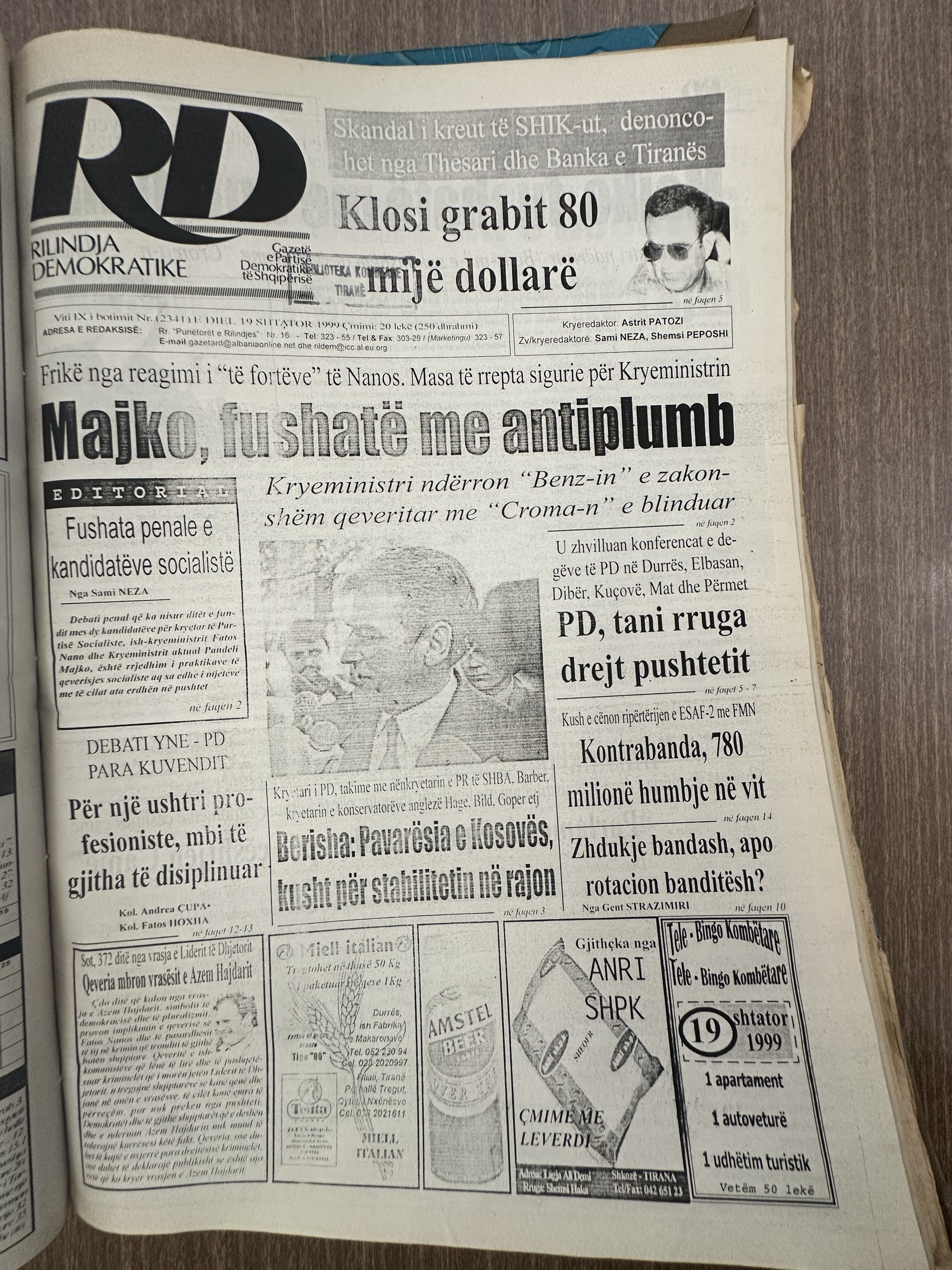 Rilindja Demokratike 1999-02-19