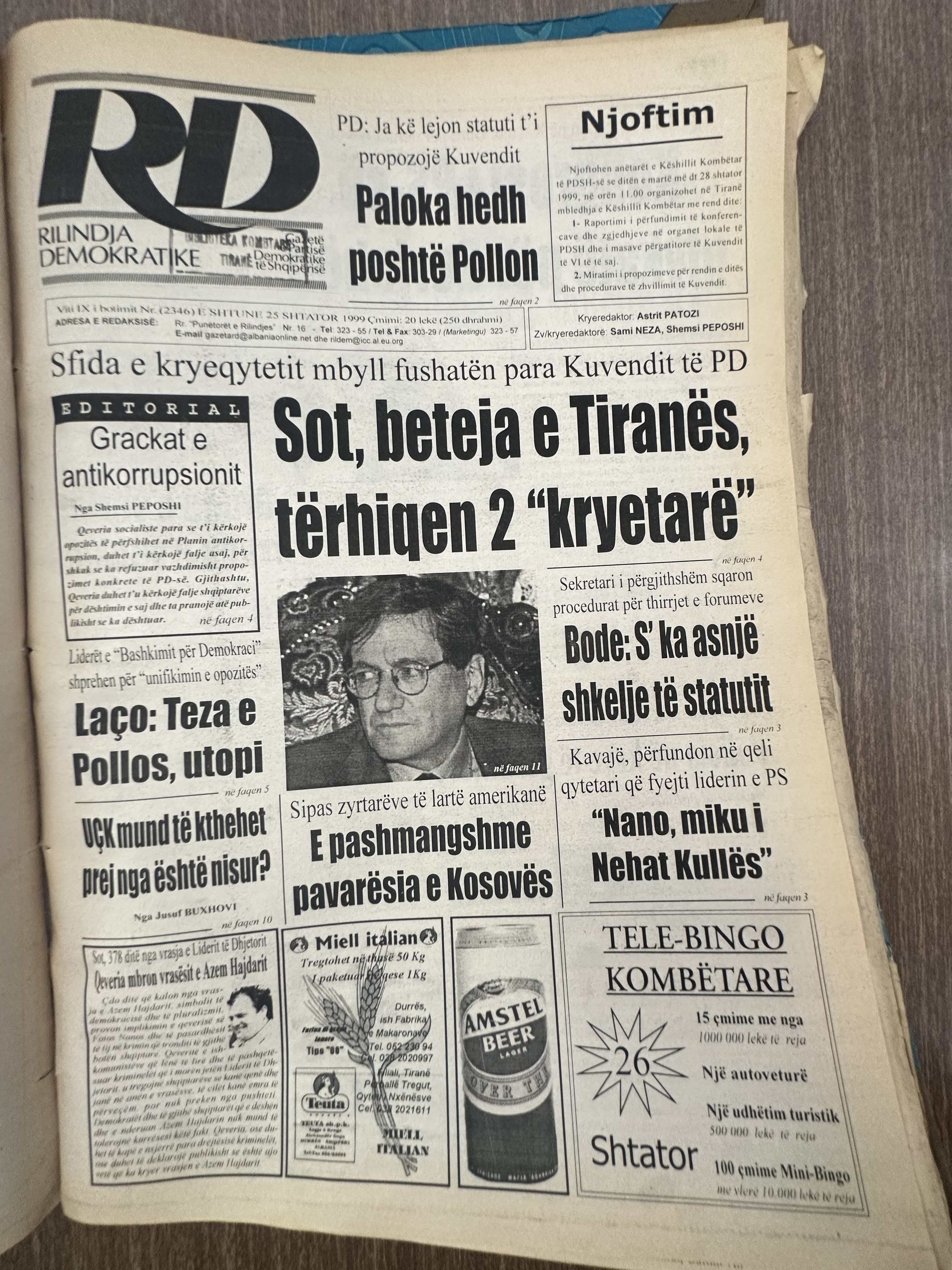 Rilindja Demokratike 1999-09-25