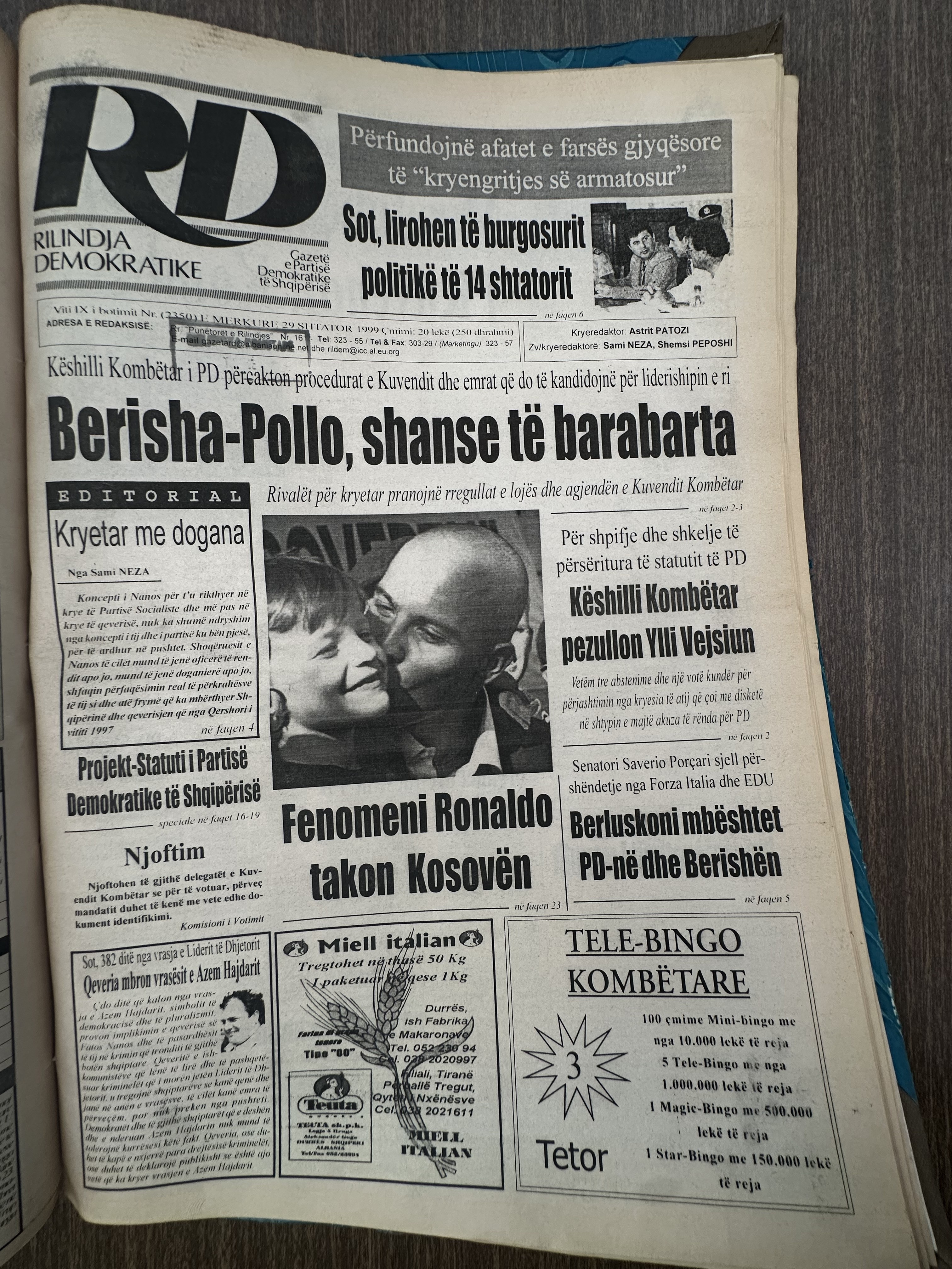 Rilindja Demokratike 1997-09-29
