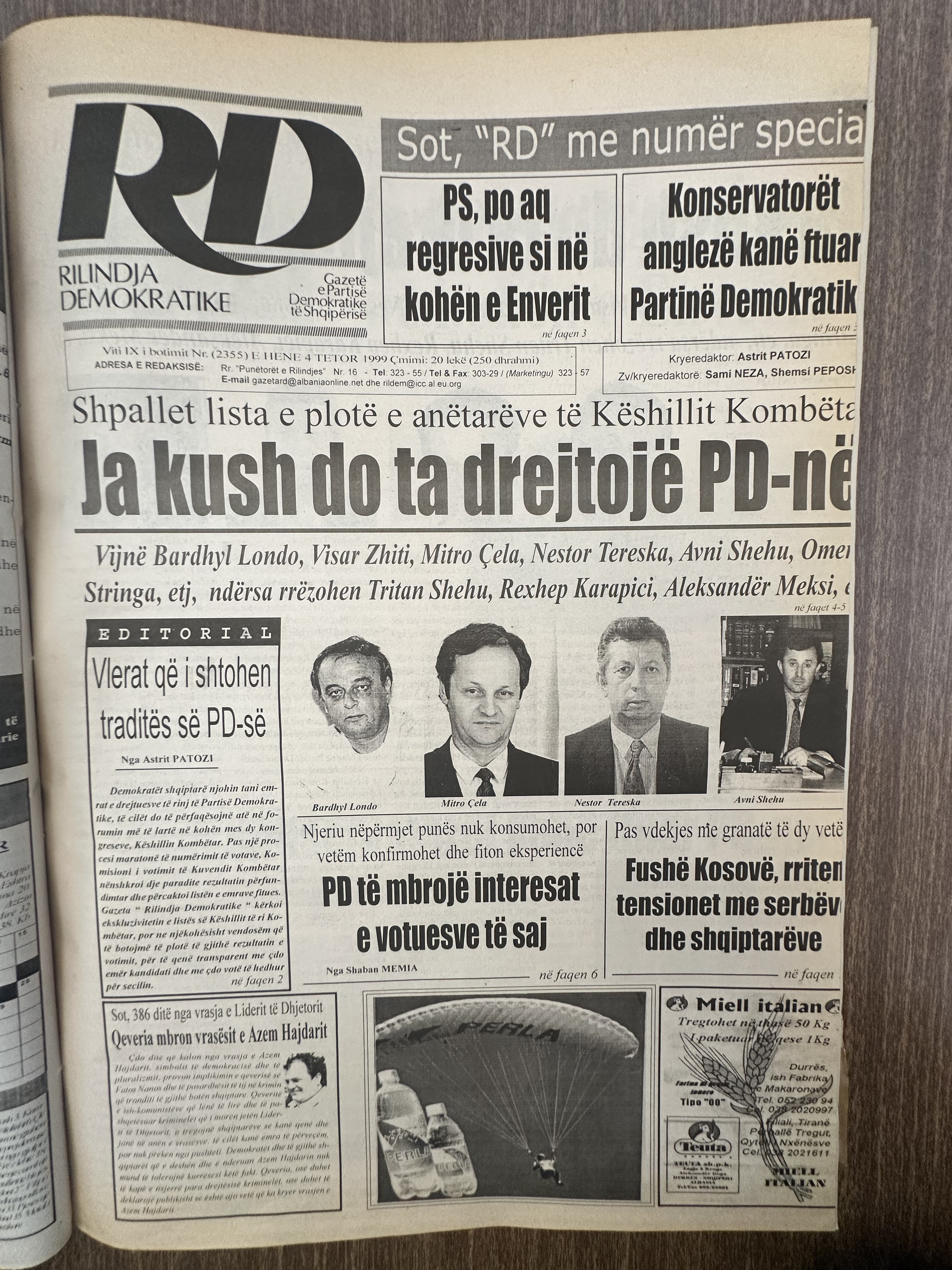 Rilindja Demokratike 1999-10-04