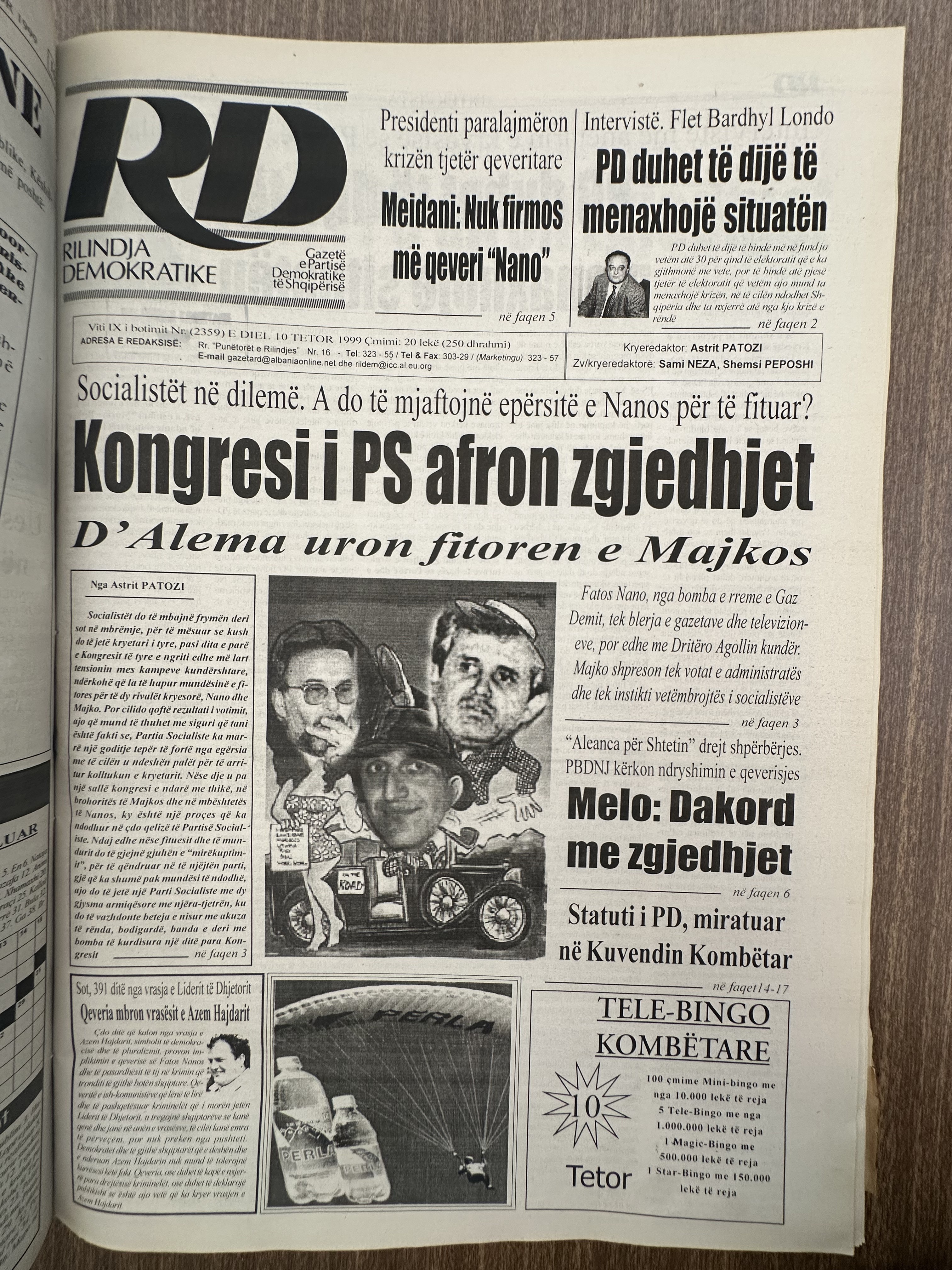 Rilindja Demokratike 1999-10-10
